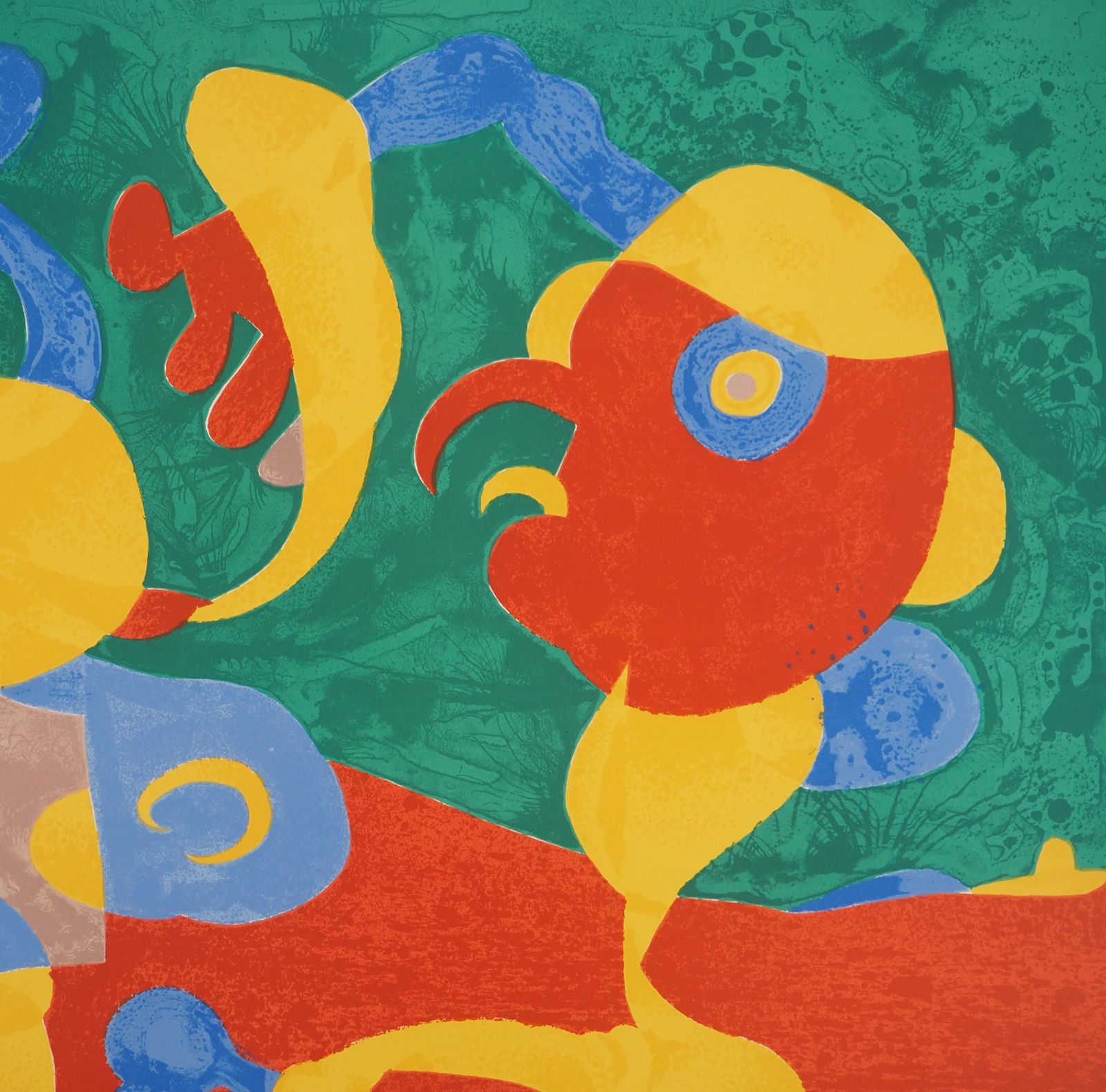 Joan Miródiscussion In The Night, King Ubu   Original Lithograph (Maeght #411)1966 photo Art