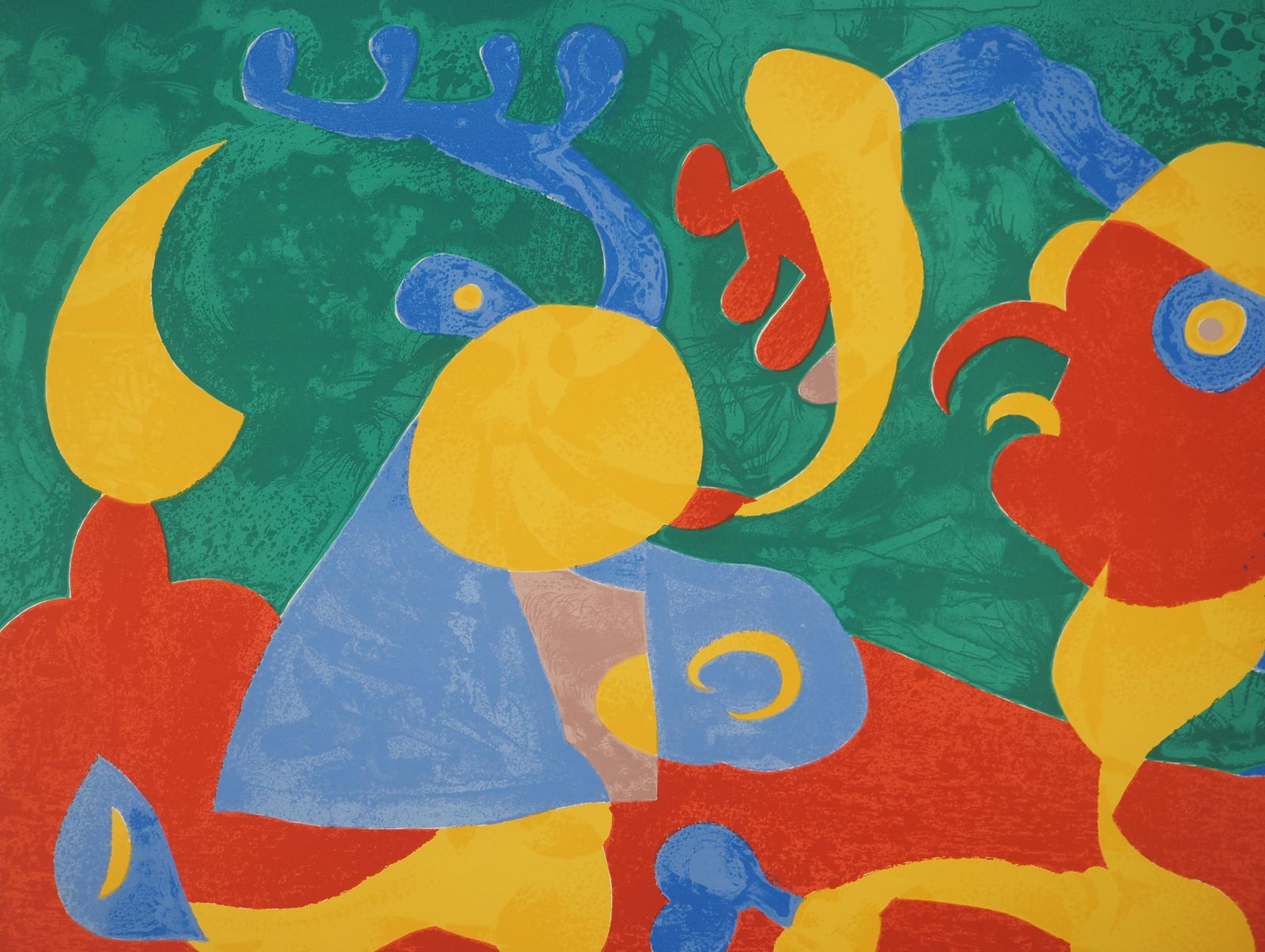 Joan Miródiscussion In The Night, King Ubu   Original Lithograph (Maeght #411)1966 photo 1770.0