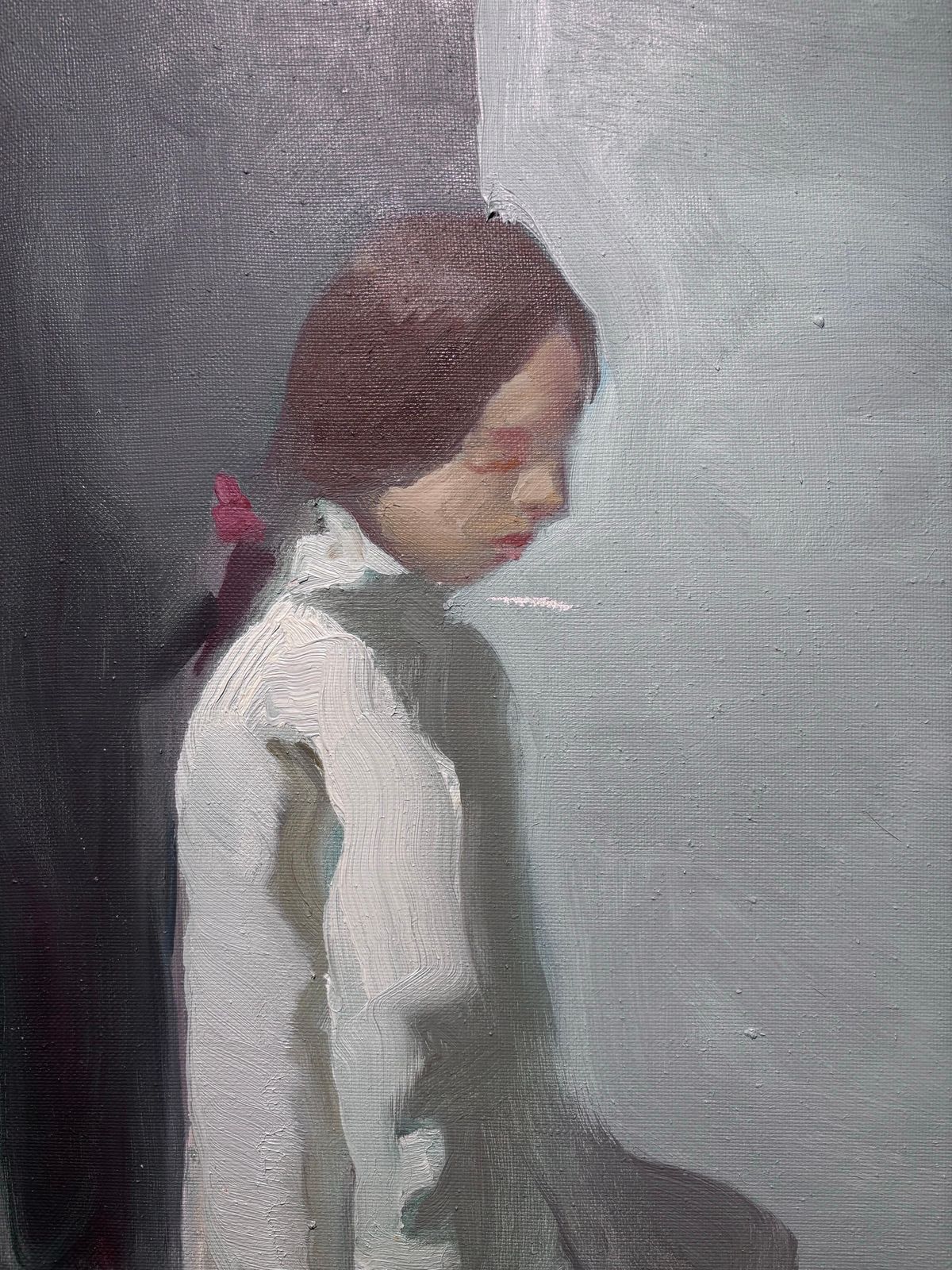Igor Smekalov" Itratto Di Donna E Bambina" Olio Su Tela Cm. 92 X 100     20092009 photo 4333.0