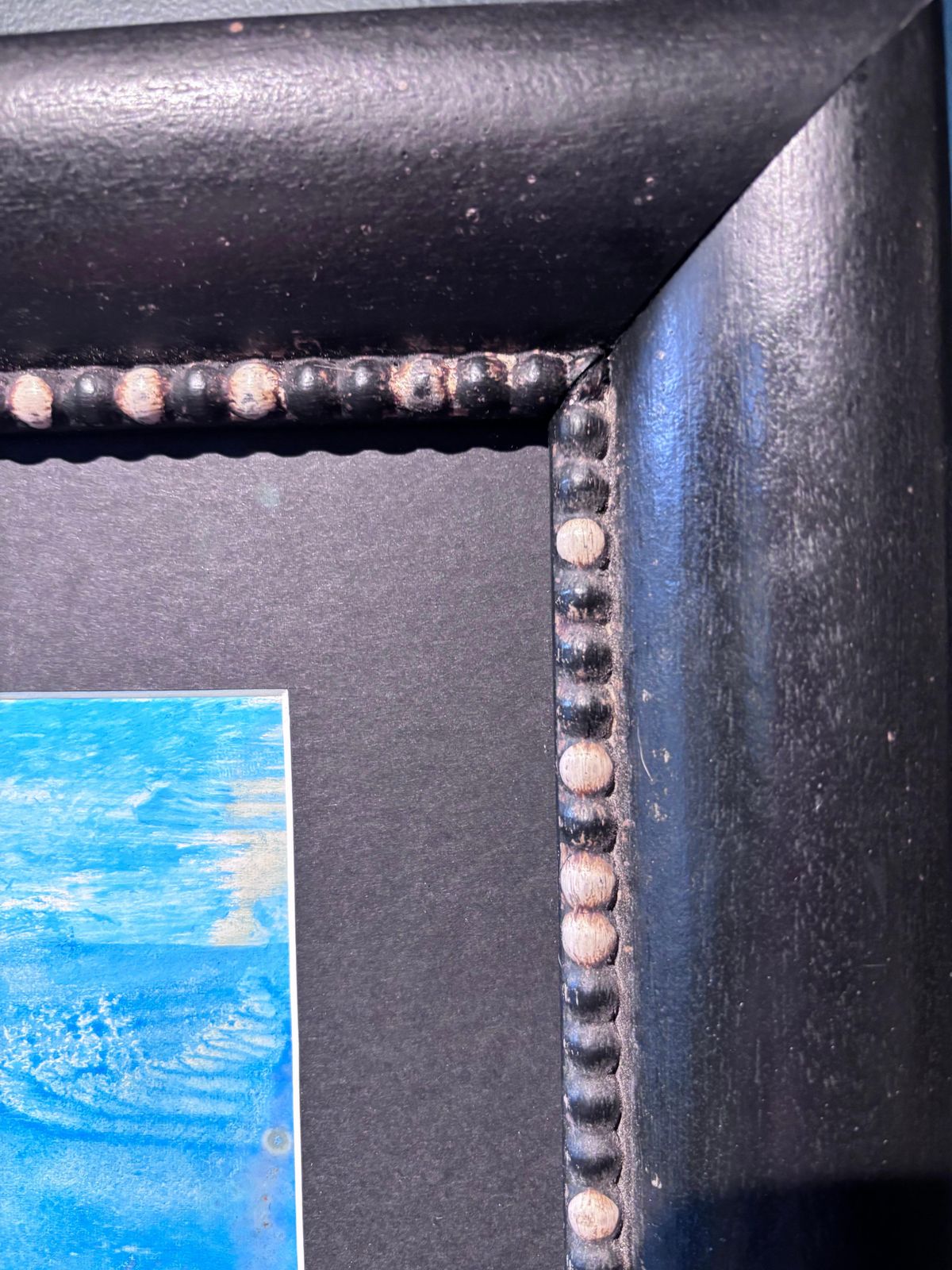 Dora Maar"Composizione Astratta Turchese" Olio Su Carta Cm. 26 X 20 1950 Ca1950 photo 4867.0