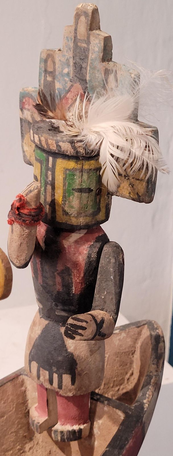 Hopi Craftsmen, Group Of Four Native North American Hopi Katsina (Kachina) Dolls In Canoe.. photo 2831.0