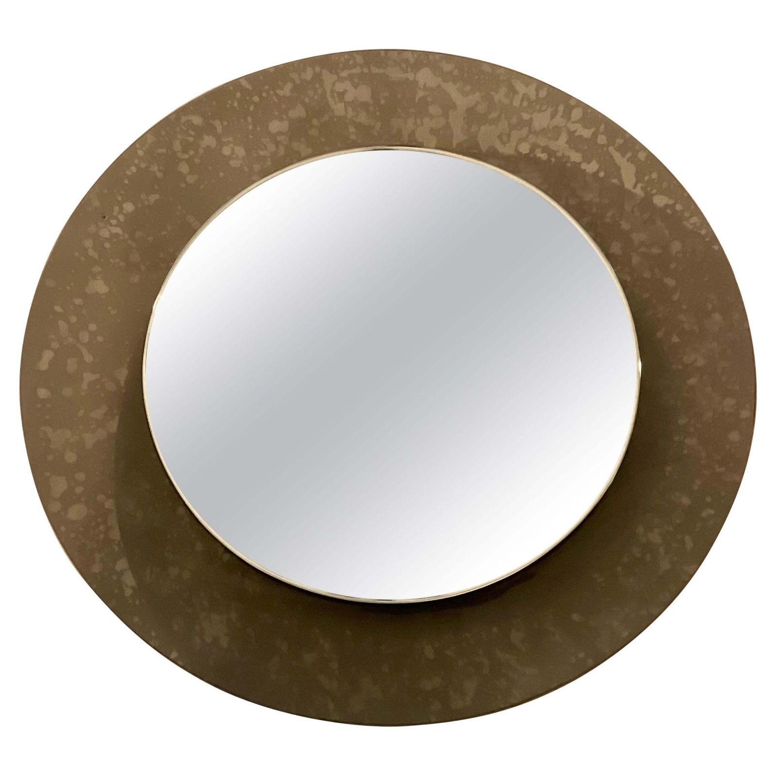 Fontanarte   Erwing Burger   Hanging Mirror   Curved And Etched Glass.
