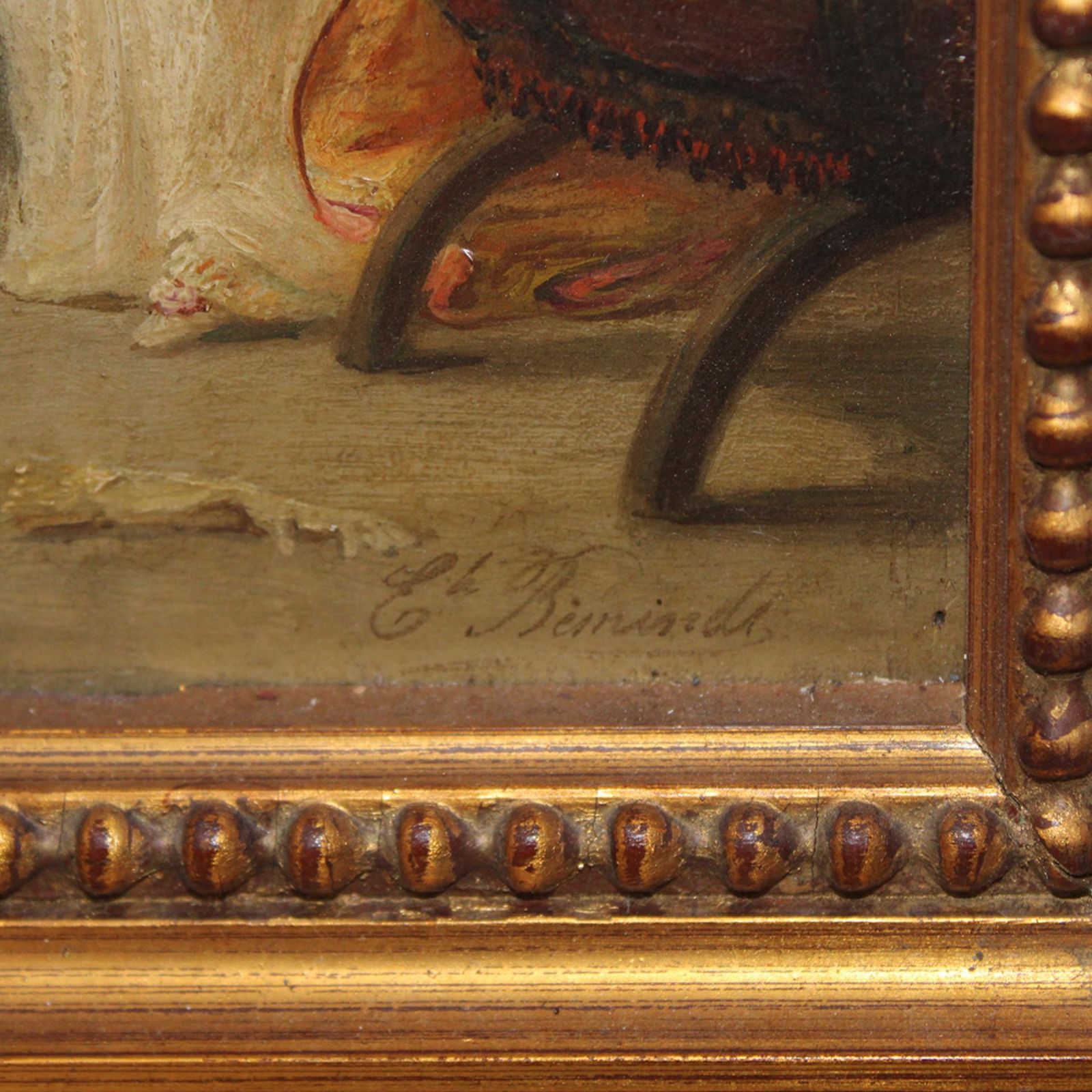 Late 19th Century Oil On Canvas Diptych Painted By émile Bemindt photo 3983.0