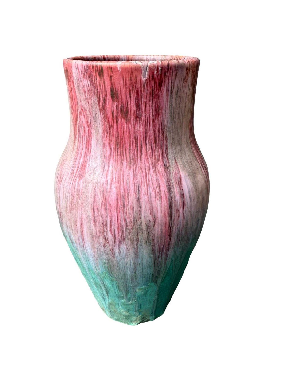 1900's Paul Baudin Vase, Monaco Art Pottery, French Ceramist photo vinterior