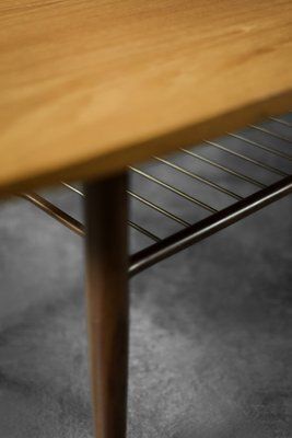 photo furniture Low Mid Century Danish Modern Hyggebord 55 Coffee Table In Teak With Shelf From Gorm Møbler, 1956