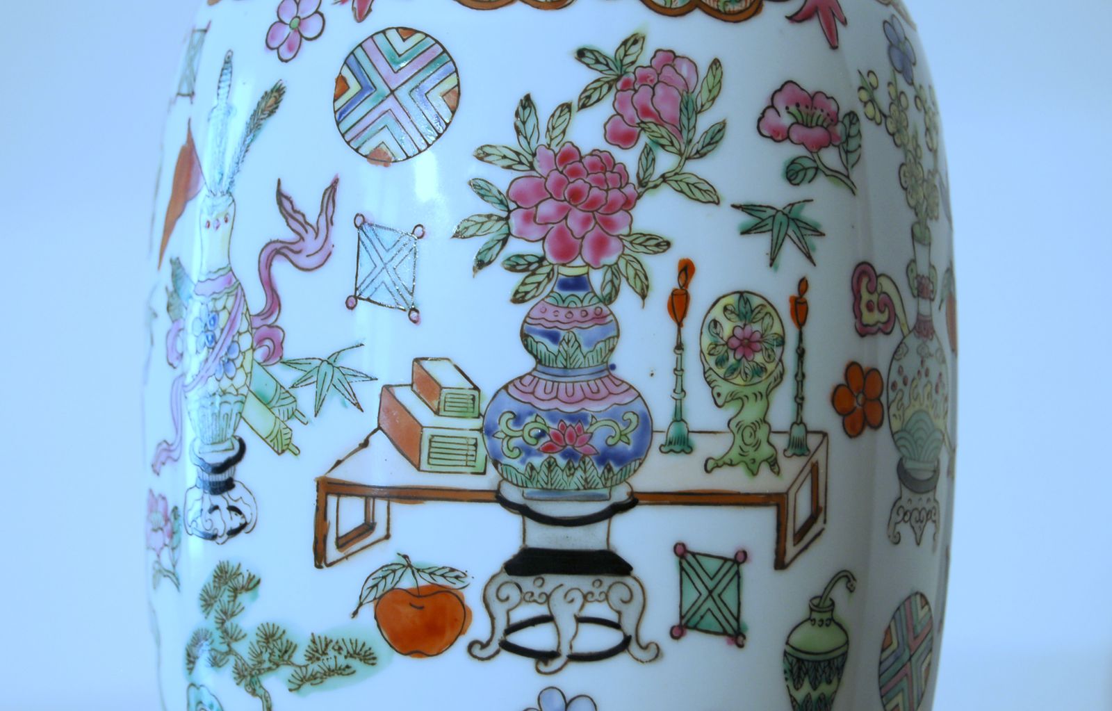 Porcelain Vase Qing Dynasty   20th Century photo 280.0