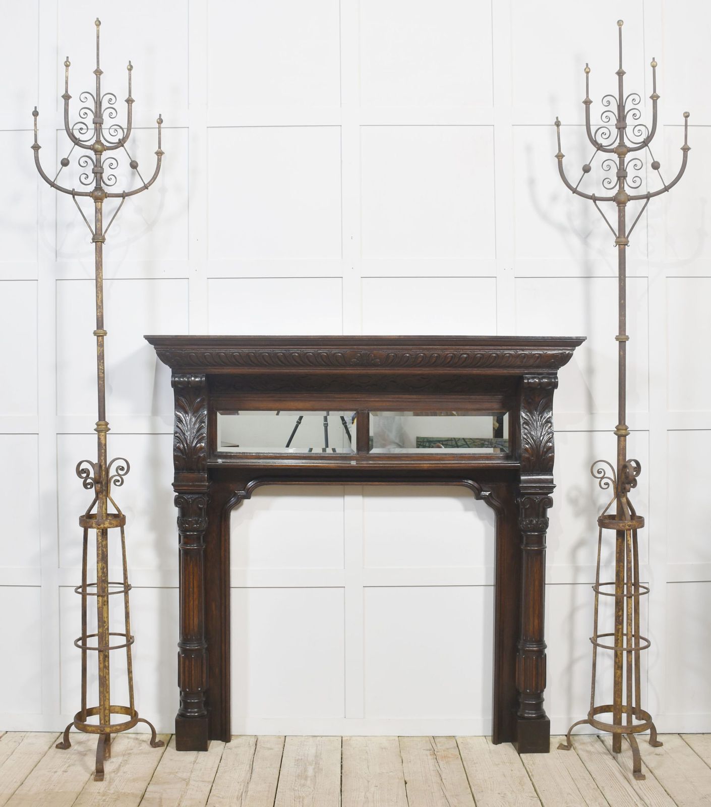 Carved Oak Fire Surround photo furniture