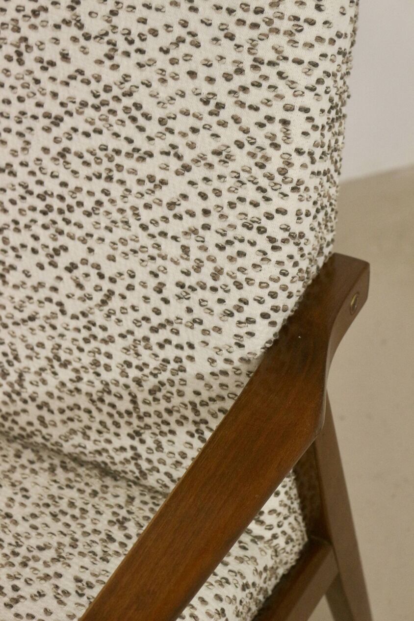 photo furniture Henryk Lis 300 190 Armchair Year 70 Loop Fabric Ref: Balisto