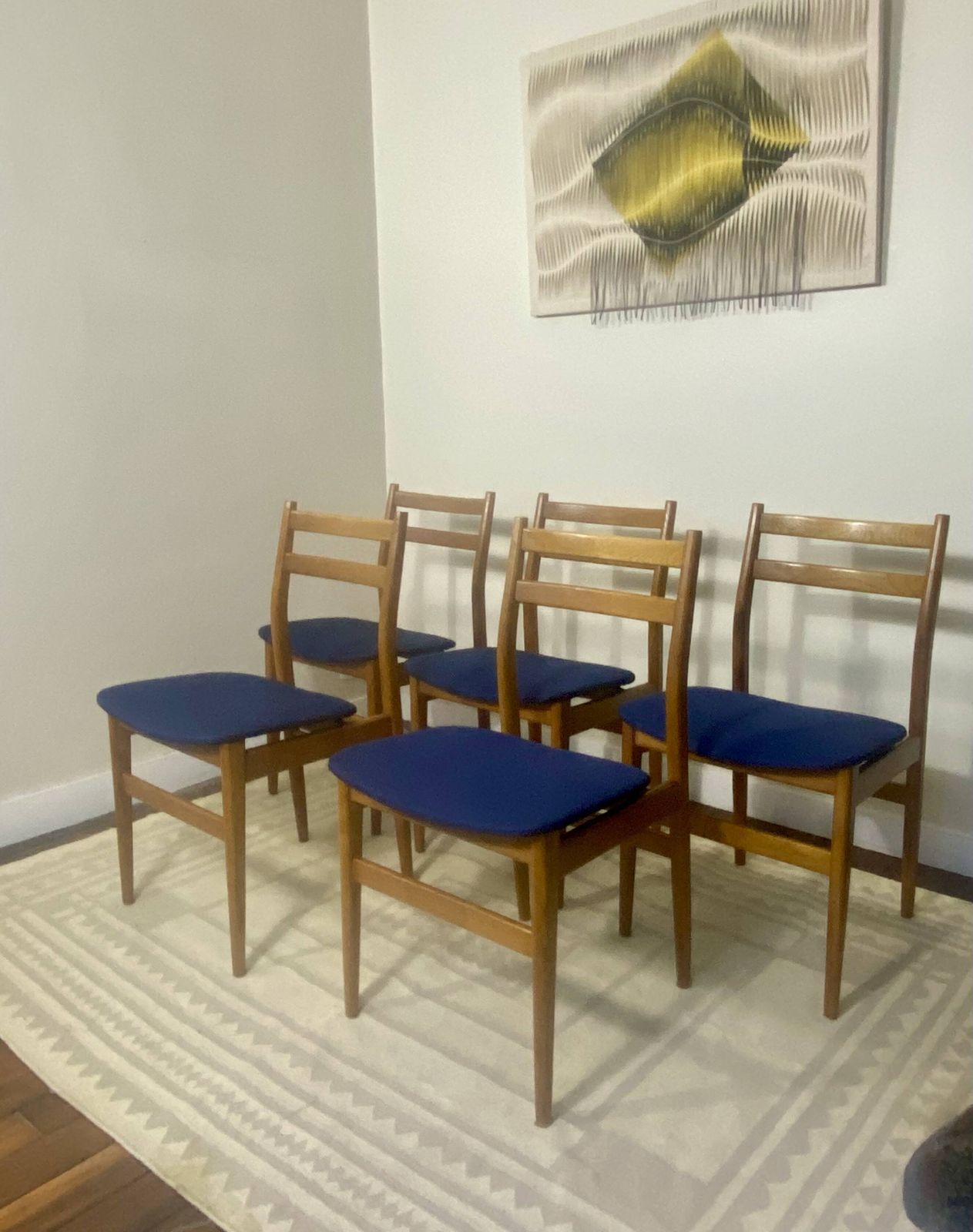Set Of 5 Scandinavian Chairs From The Year . photo buy