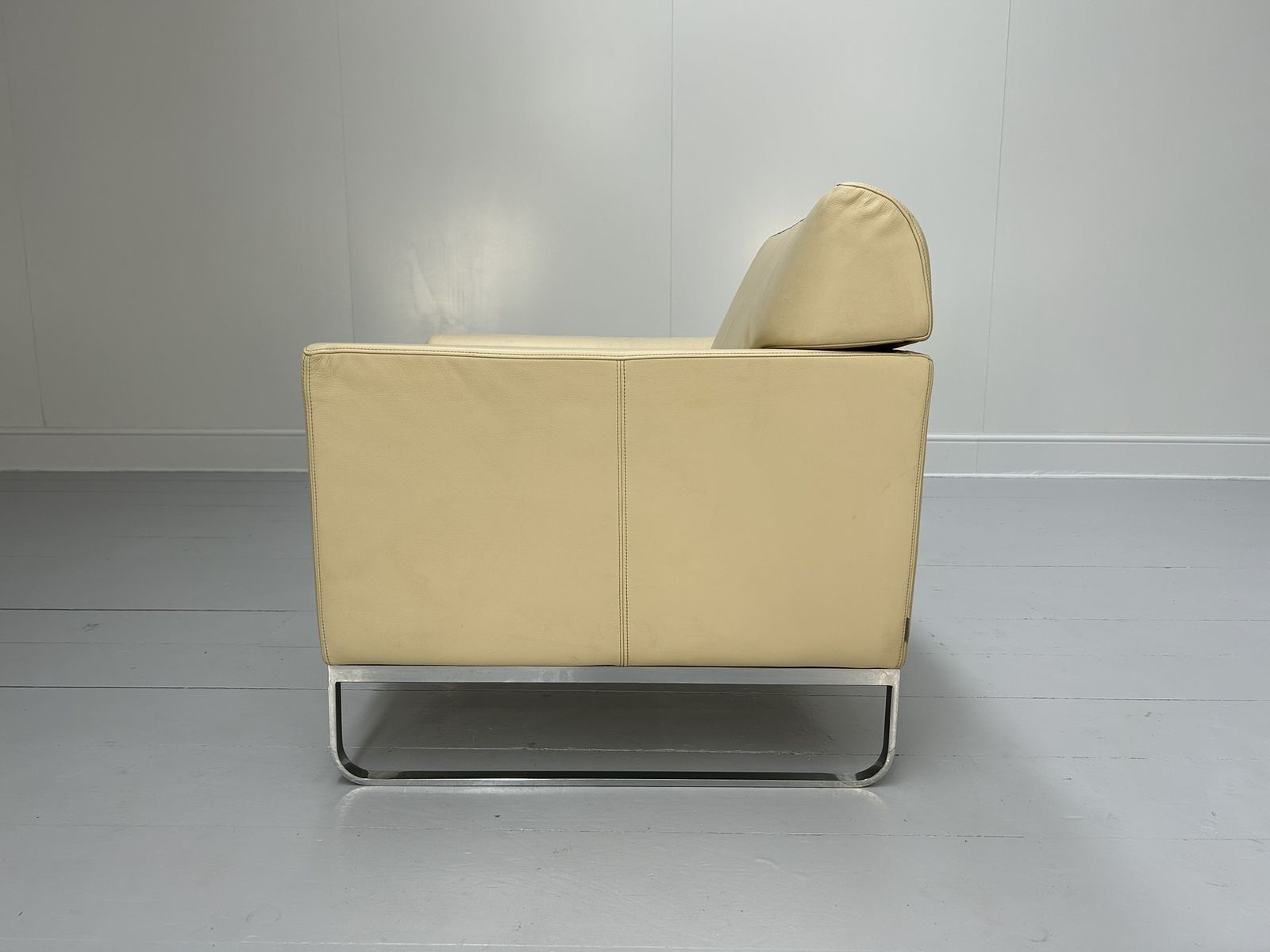 Walter Knoll “Morgan 465” Armchair – In Cream Leather photo Furniture