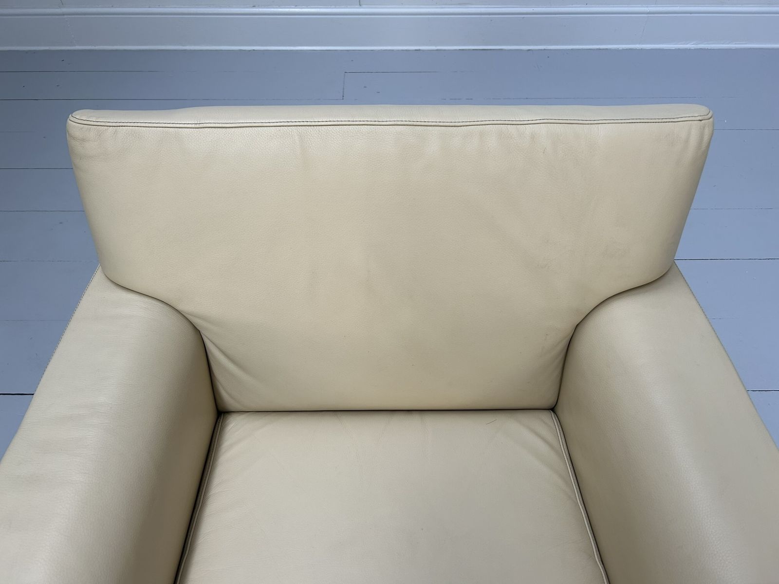 Furniture Walter Knoll “Morgan 465” Armchair – In Cream Leather photo