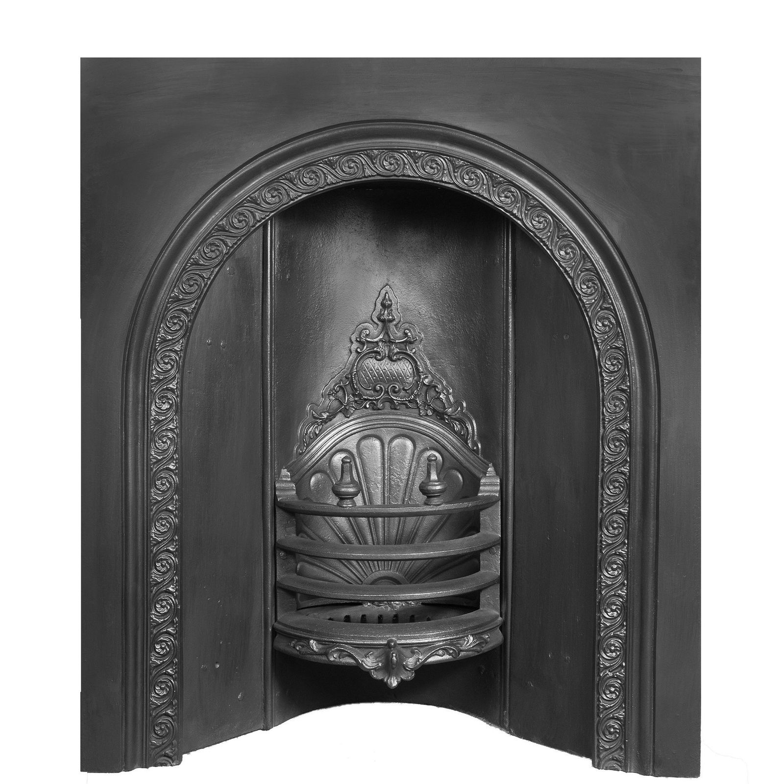 Antique Early Victorian Cast Iron Insert