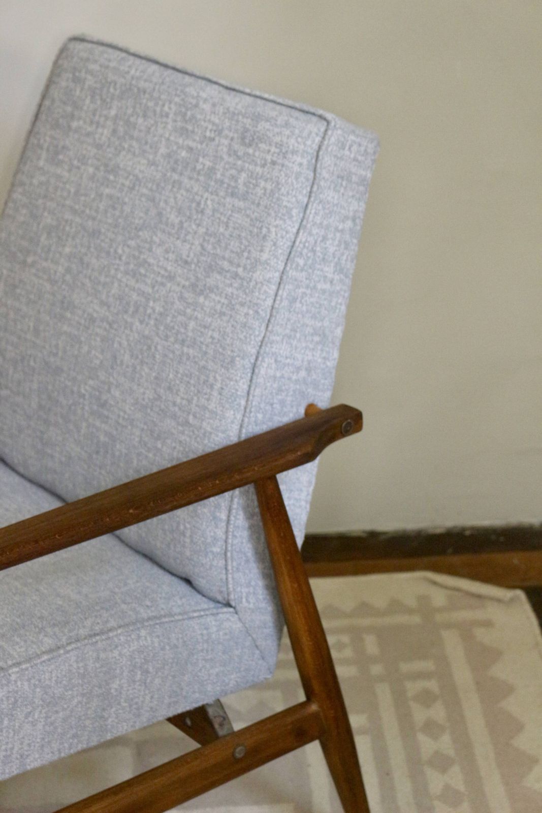 Furniture Henryk Lis 300 190 Armchair From The 70s In Bouclette Fabric Ref: Franky photo