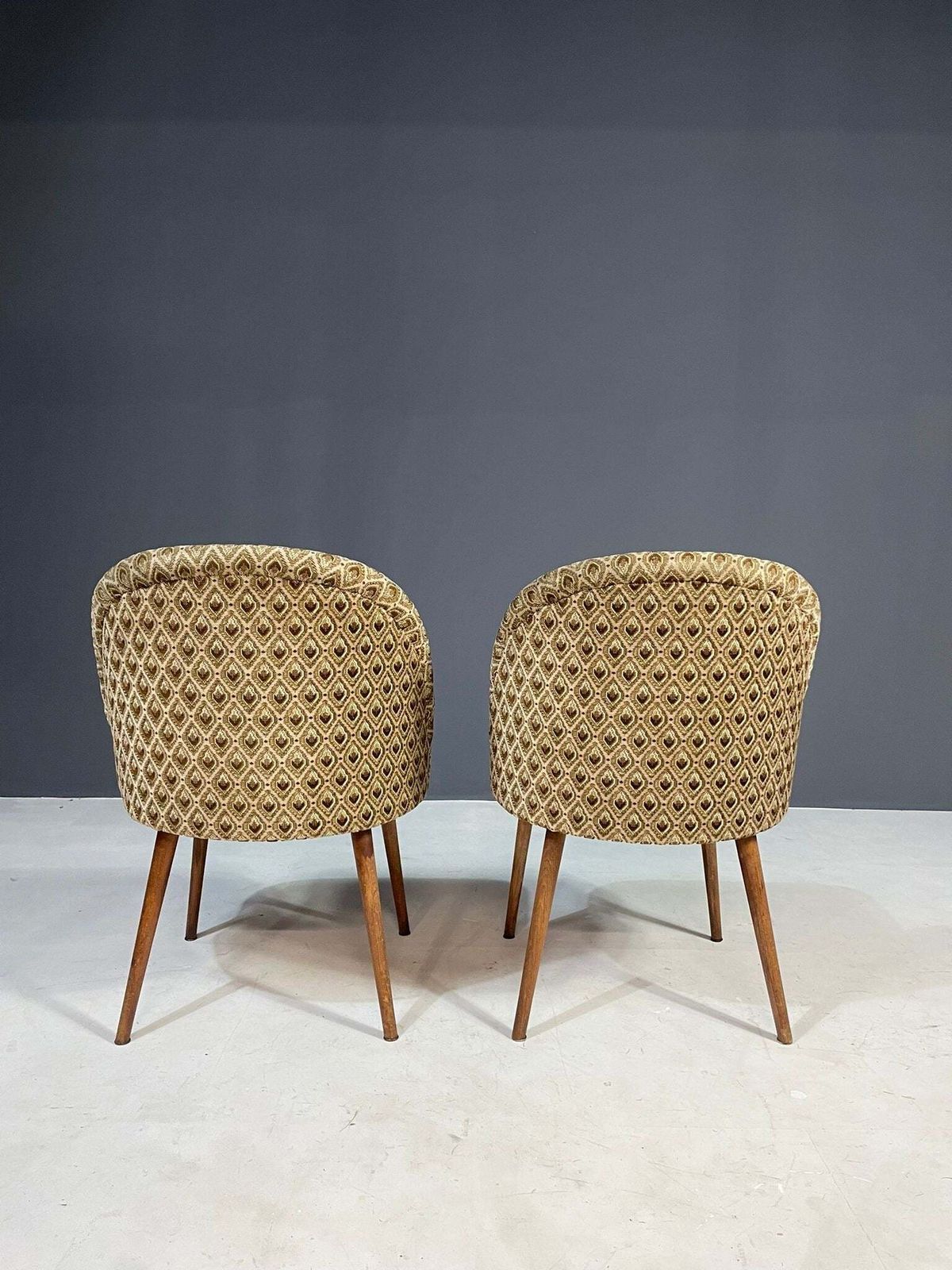 Pair Of Retro Armchairs In The Style Of Antonín šuman, Czechoslovakia 1960s photo Furniture