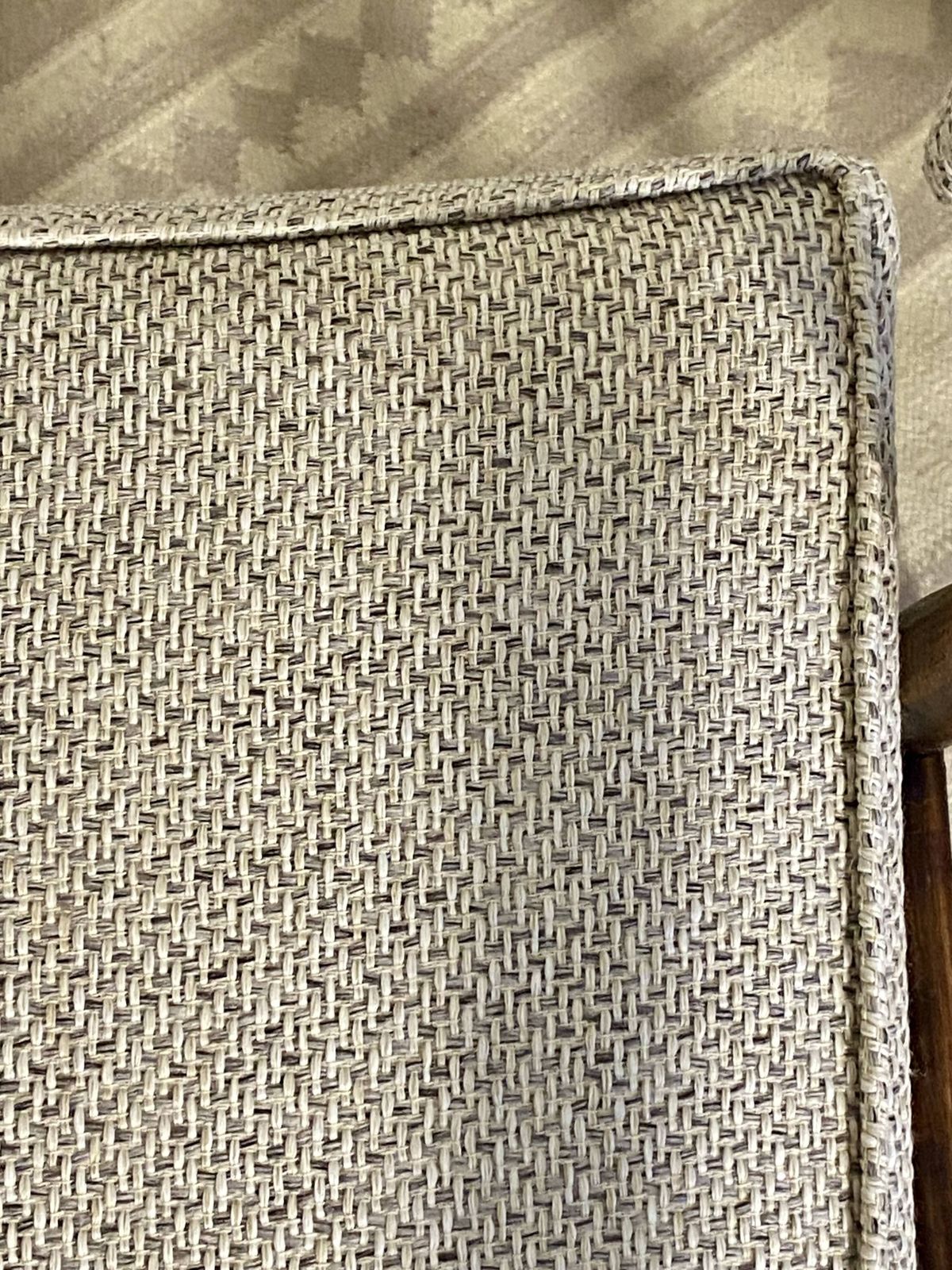 photo for sale Pair Of Henryk Lis 300 190 Armchairs From The 70s In Mottled Grey Blue Fabric