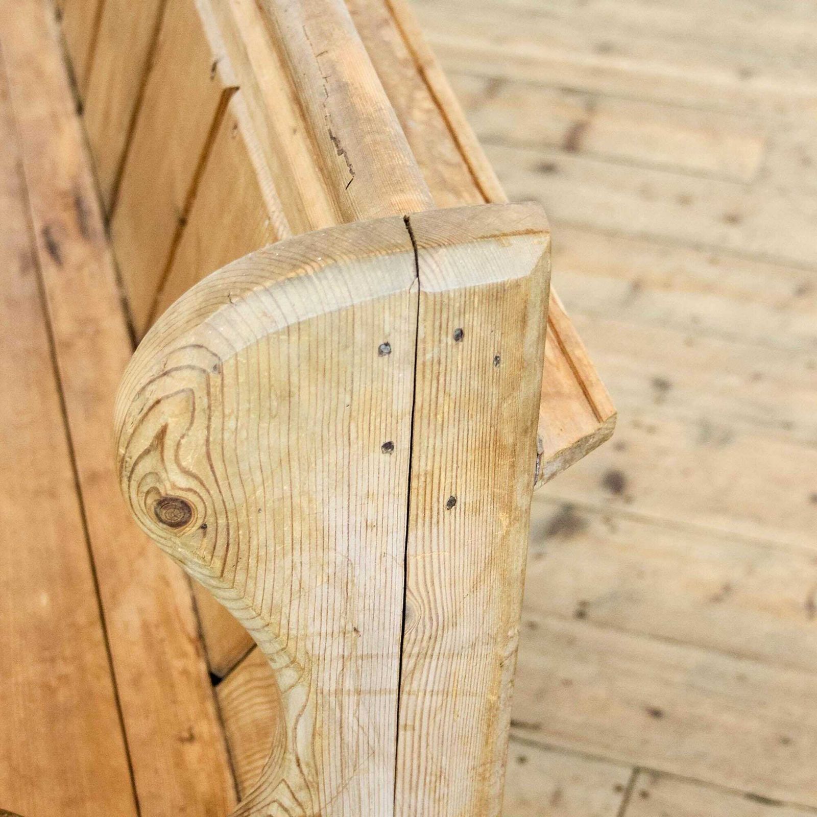 Antique 19th Century Stripped Pine Pew | Antique Pine Bench | Bench For Entryway | Hallway Furniture | Antique Furniture photo buy