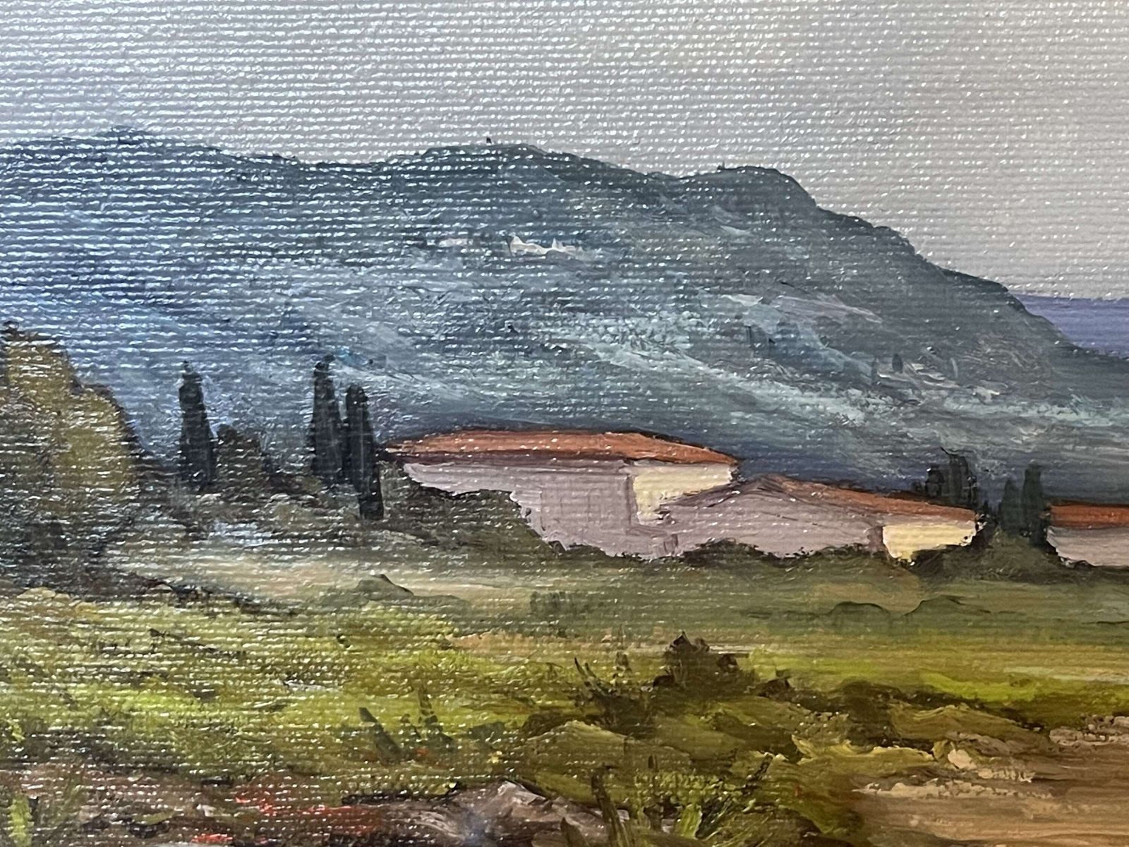 Italian Landscape Oil Painting By Renato Cappelli photo Art