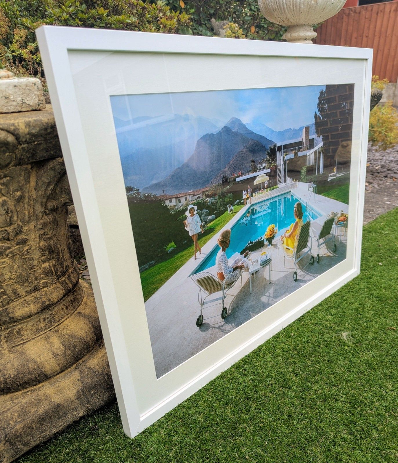 Aron Slims 1970 Pool Gossip High Original Quality Print  Delivery Available 0071. photo vinterior