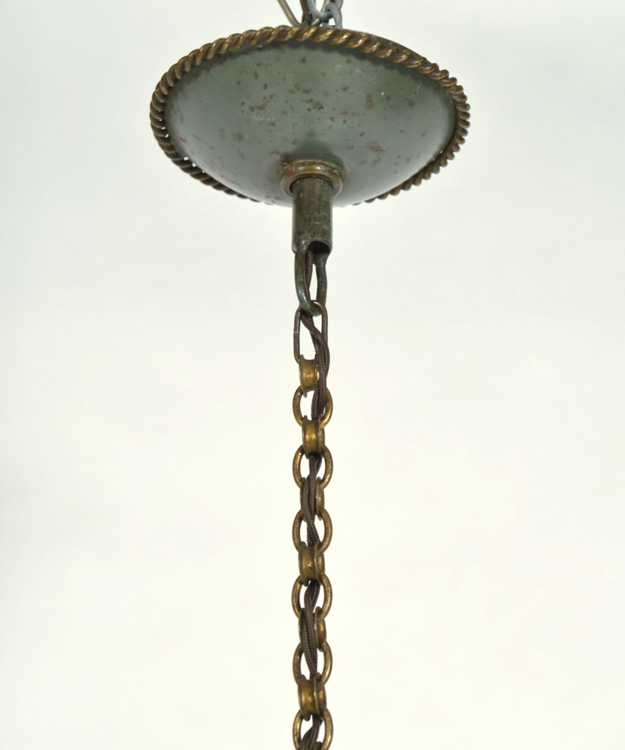 photo vintage 1940s/50s French Chandelier By Philippe Genet & Lucien Michon Cristal De Sevres