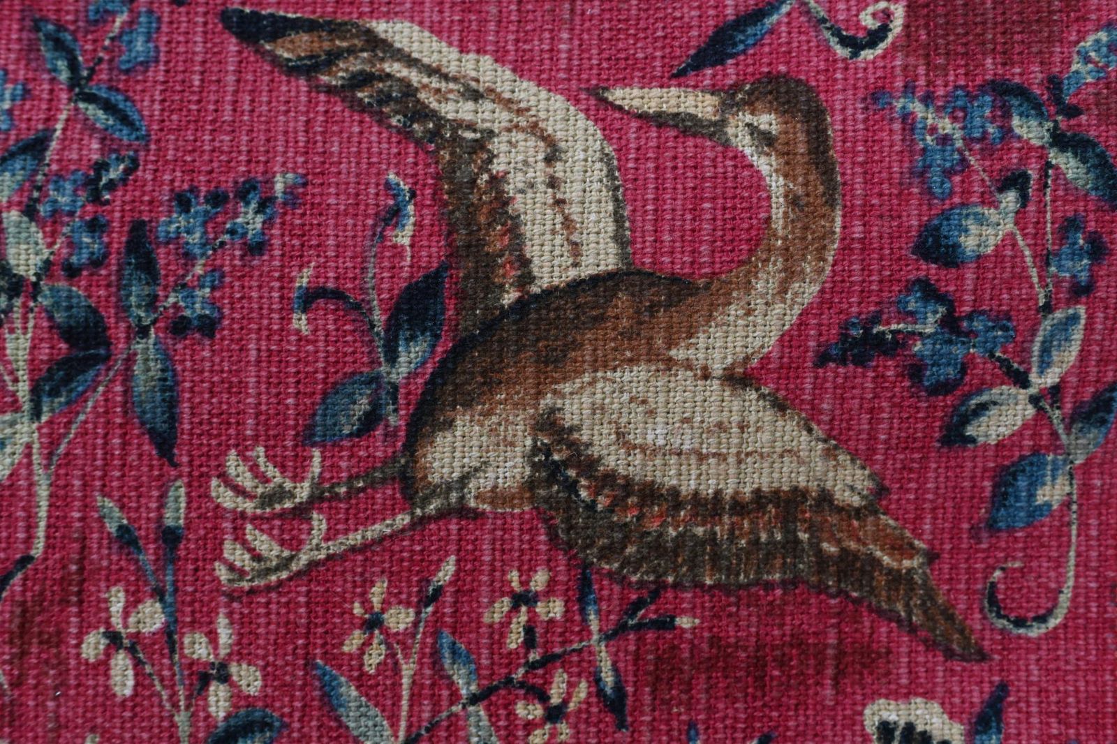 1250.0 French Tapestry Lady And Unicorn Mille Fleurs Woven Wall Covering photo