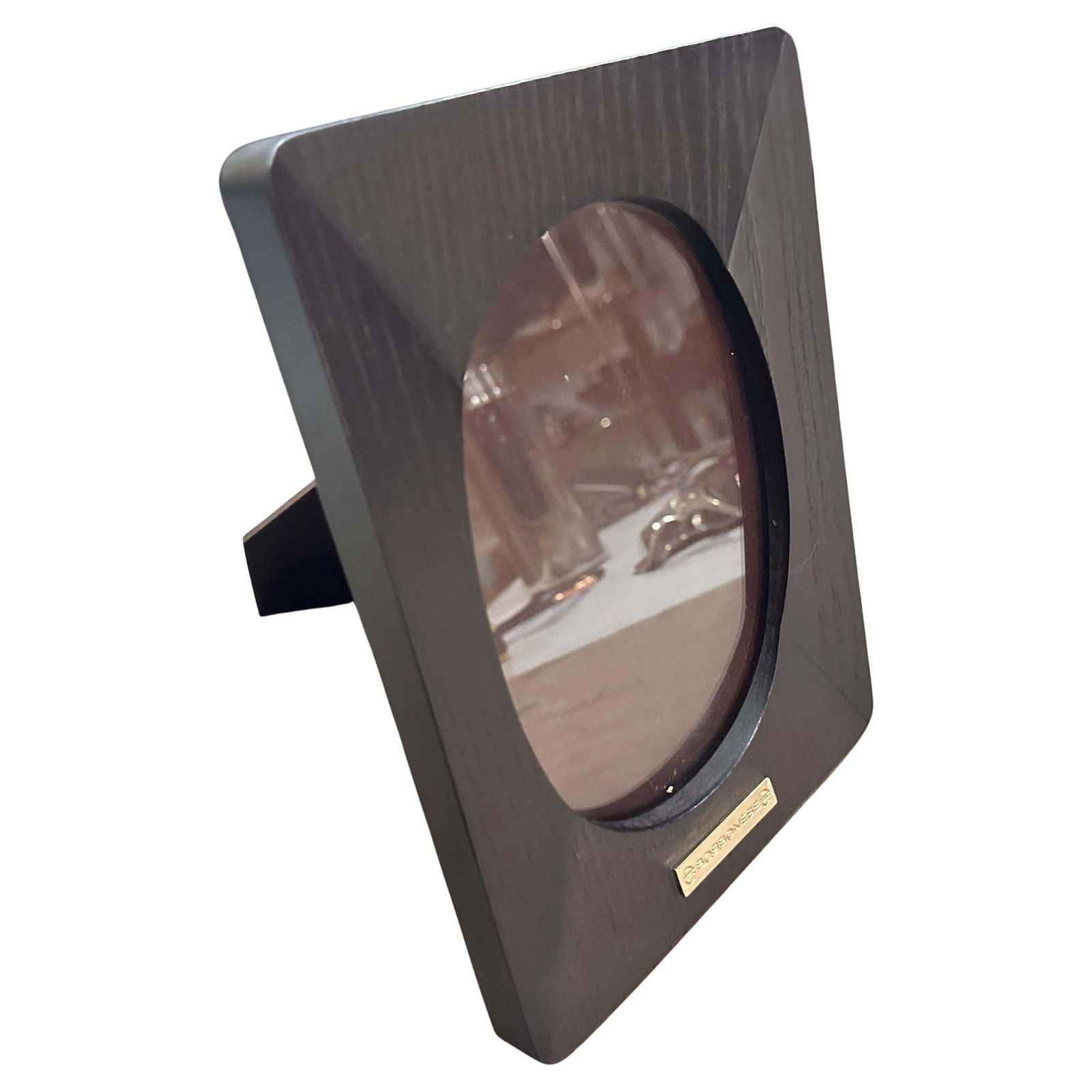An High Quality 1990s Modern Wood Italian Picture Frame By Borbonese