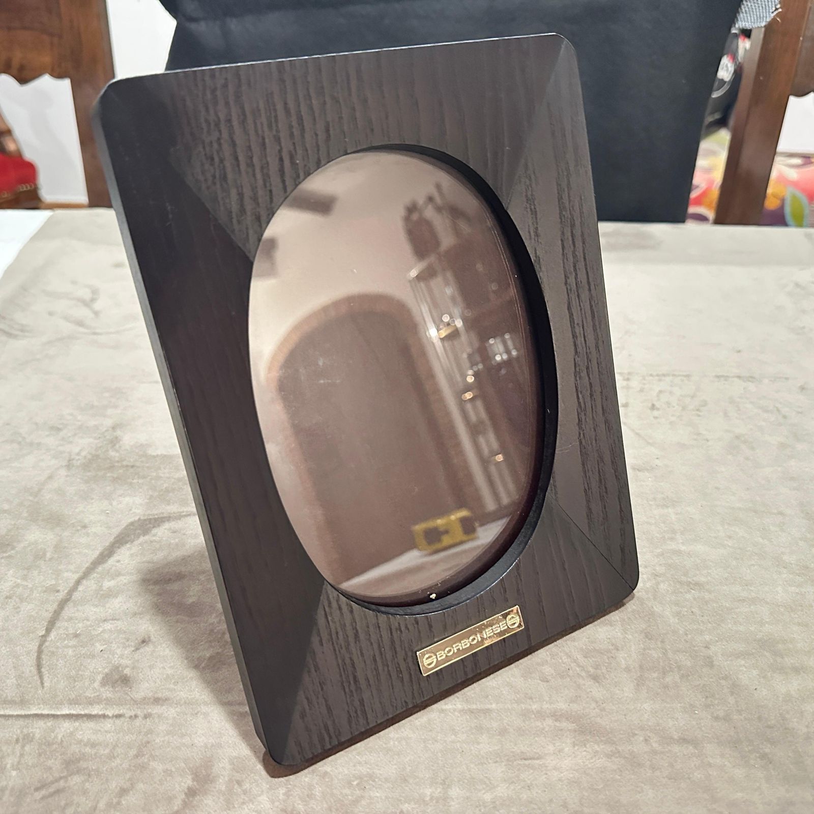An High Quality 1990s Modern Wood Italian Picture Frame By Borbonese photo 478.0