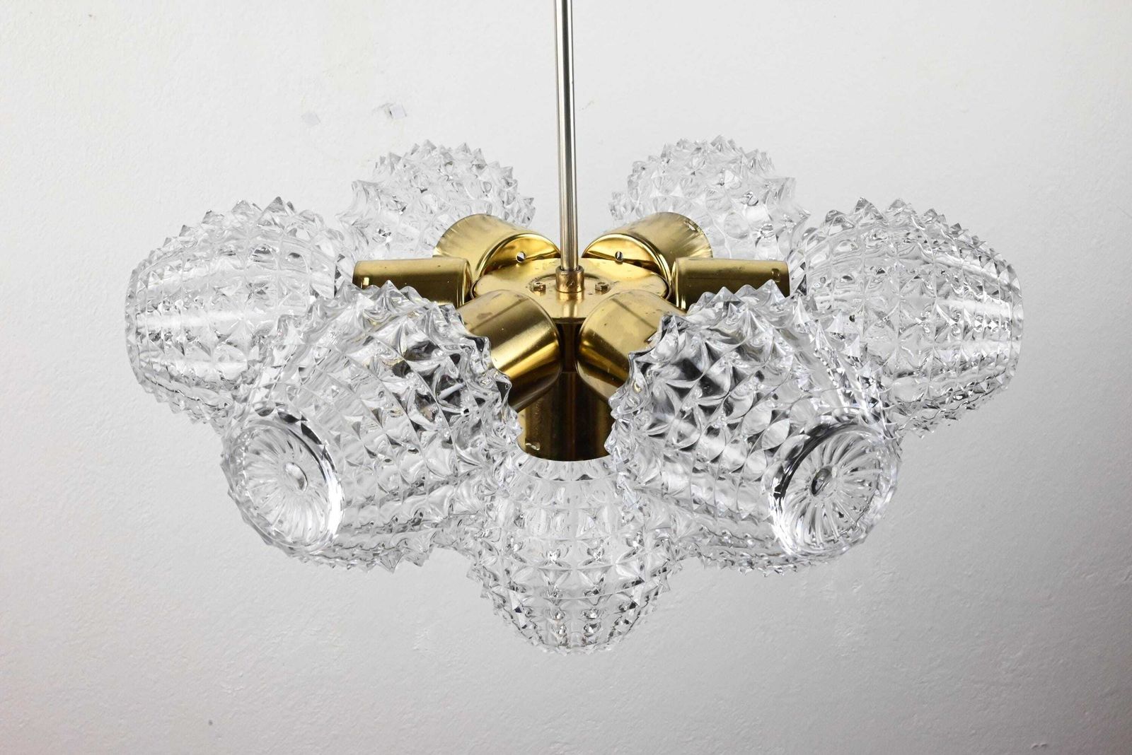 7 Light Mid Century Ceiling Lamp, Sputnik Light, Sputnik Chandelier, Space Age Lamp, Mid Century Lamp, Ceiling Light, Ceiling Light photo Lighting