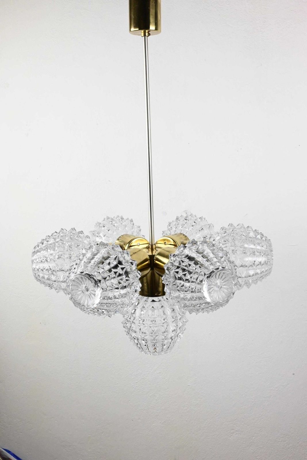 photo for sale 7 Light Mid Century Ceiling Lamp, Sputnik Light, Sputnik Chandelier, Space Age Lamp, Mid Century Lamp, Ceiling Light, Ceiling Light