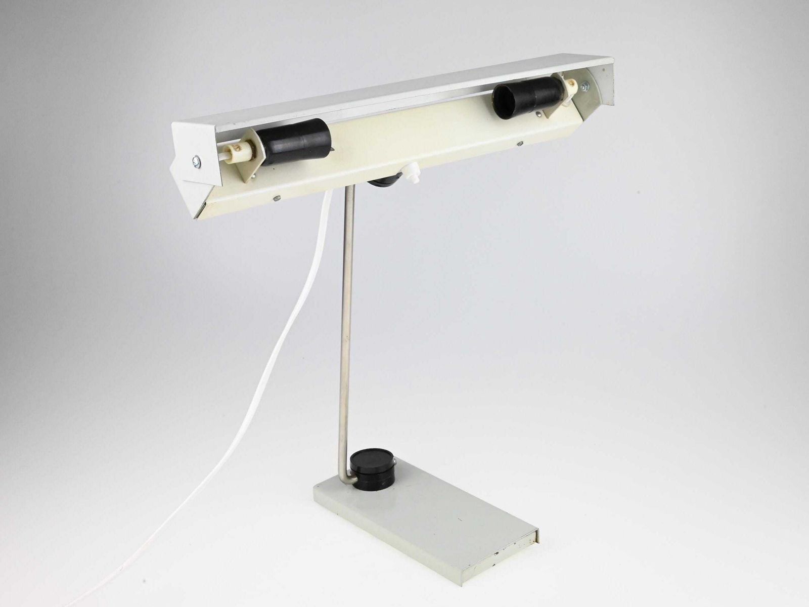 photo for sale Vintage Veb German Desk Lamp, Veb Lamp, Vintage Table Lamp, Industrial Lamp, Desk Lamp, Mid Century Lighting, Grey Lamp, German Lamp