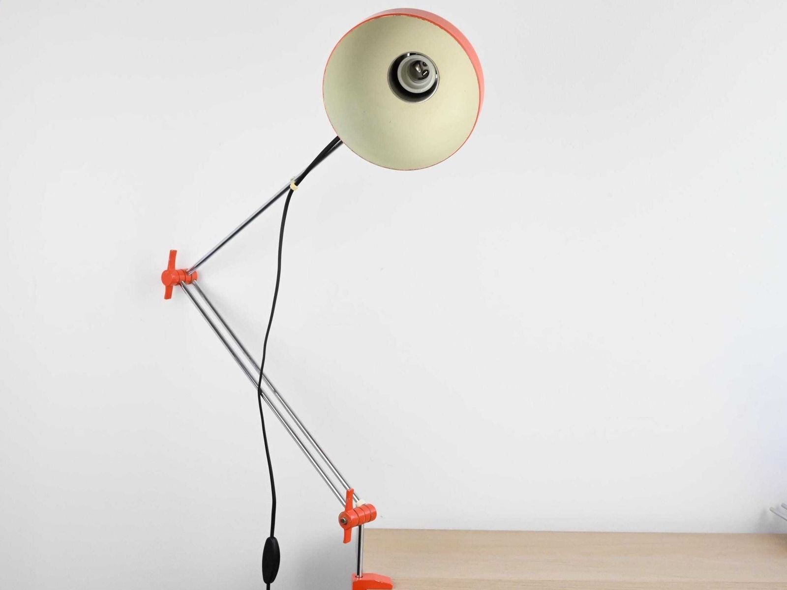 Vintage Napako Industrial Desk Lamp By Josef Hurka, Industrial Desk Lamp, Industrial Lamp, Architect Lamp, Desk Lamp, Mid Century Lamp photo Lighting
