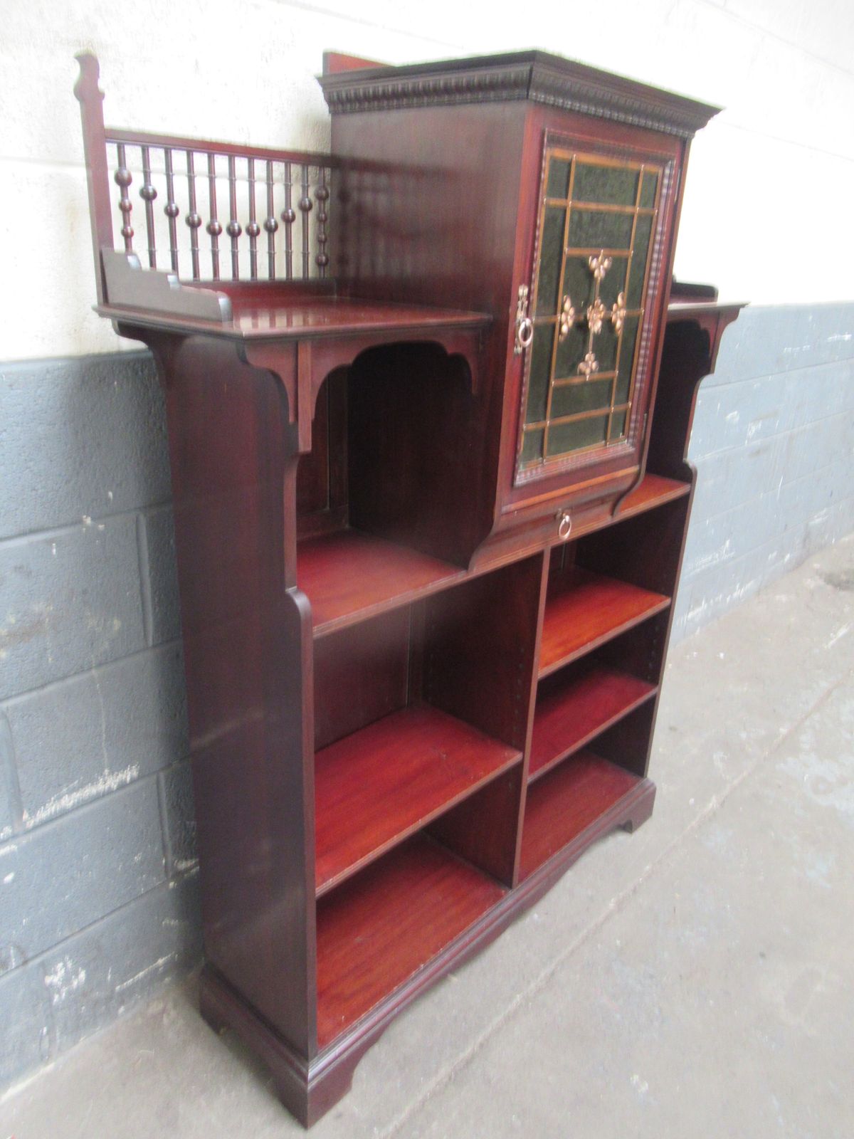 Mahogany   Lamb Of  Manchester  ,  Late Victorian   Open Bookcase. photo Furniture