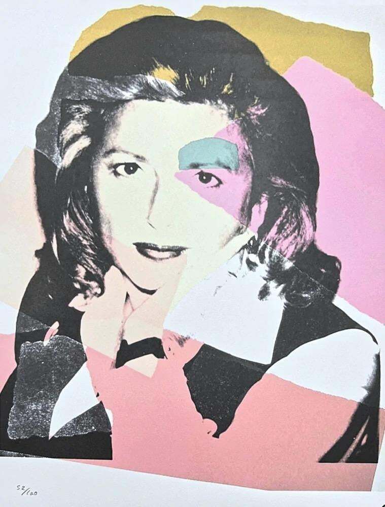 After Andy Warhol, Marcia Weisman Pink, 1980s, Lithograph photo Art