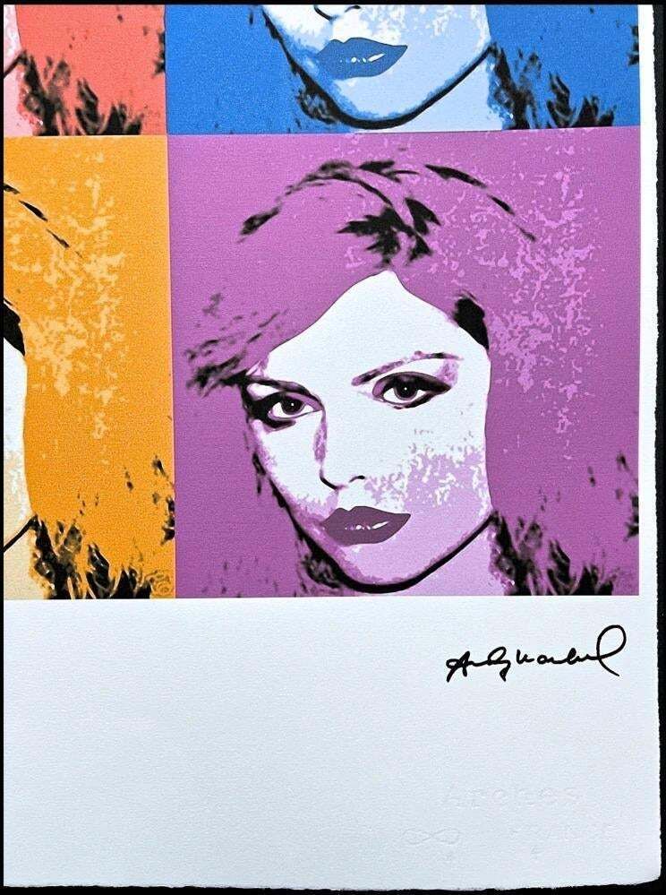 After Andy Warhol, 4x Debbie Harry, 1980s, Lithograph photo for sale
