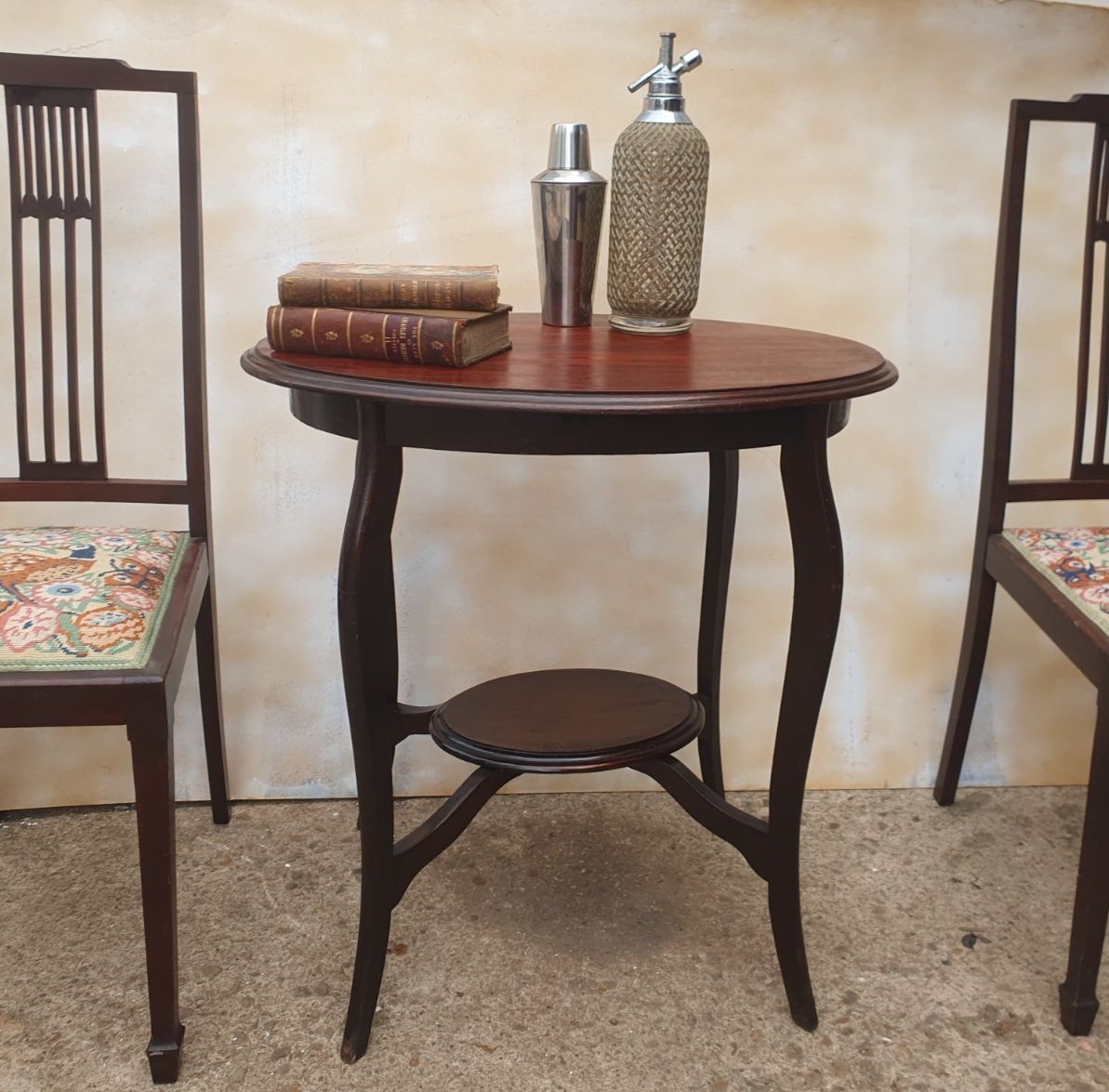 Antique Mahogany Occasional Table photo 110.0