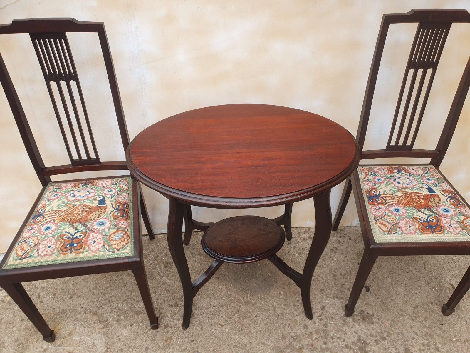Antique Mahogany Occasional Table photo vinterior