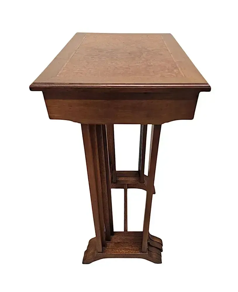 A Stunning Edwardian Inlaid Nest Of Four Tables photo buy