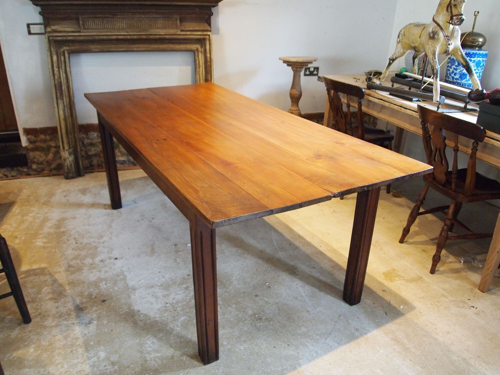 Table Stunning Refectory Farmhouse French Cherry Wood C1870 photo buy