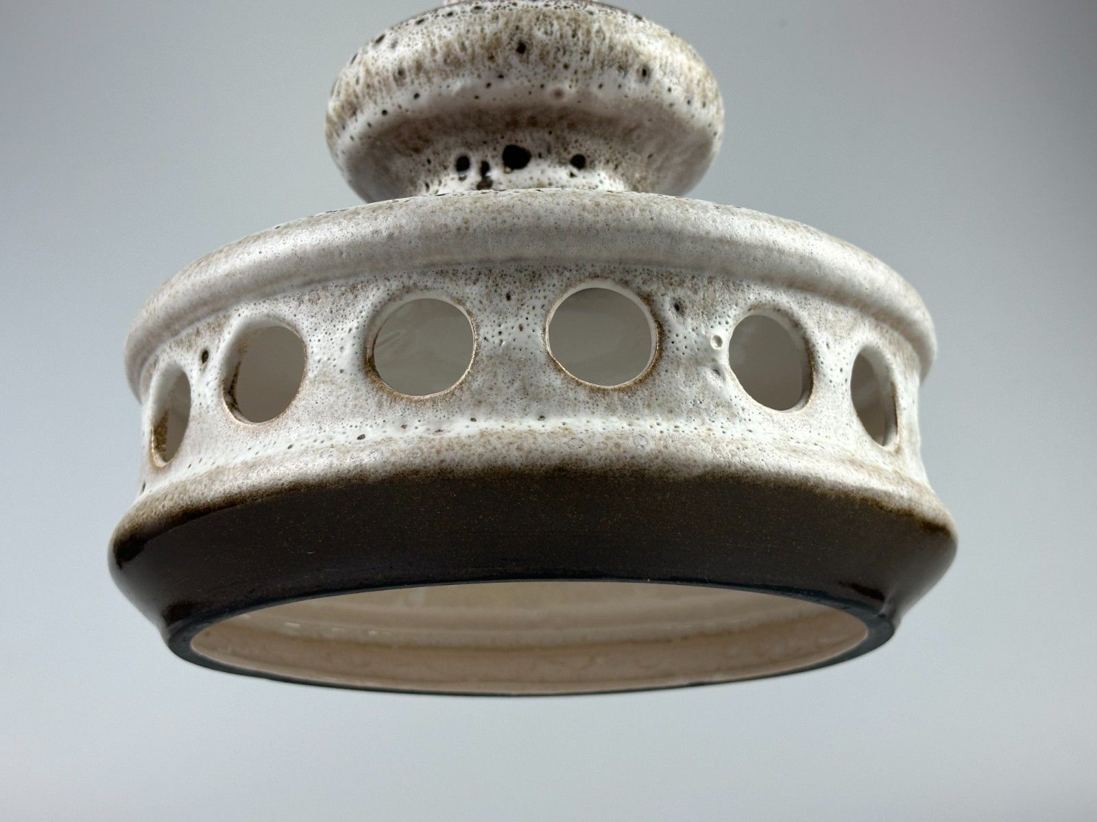 60s 70s Ceramic Ceiling Light Fixture Pendant Mid Century Design photo buy