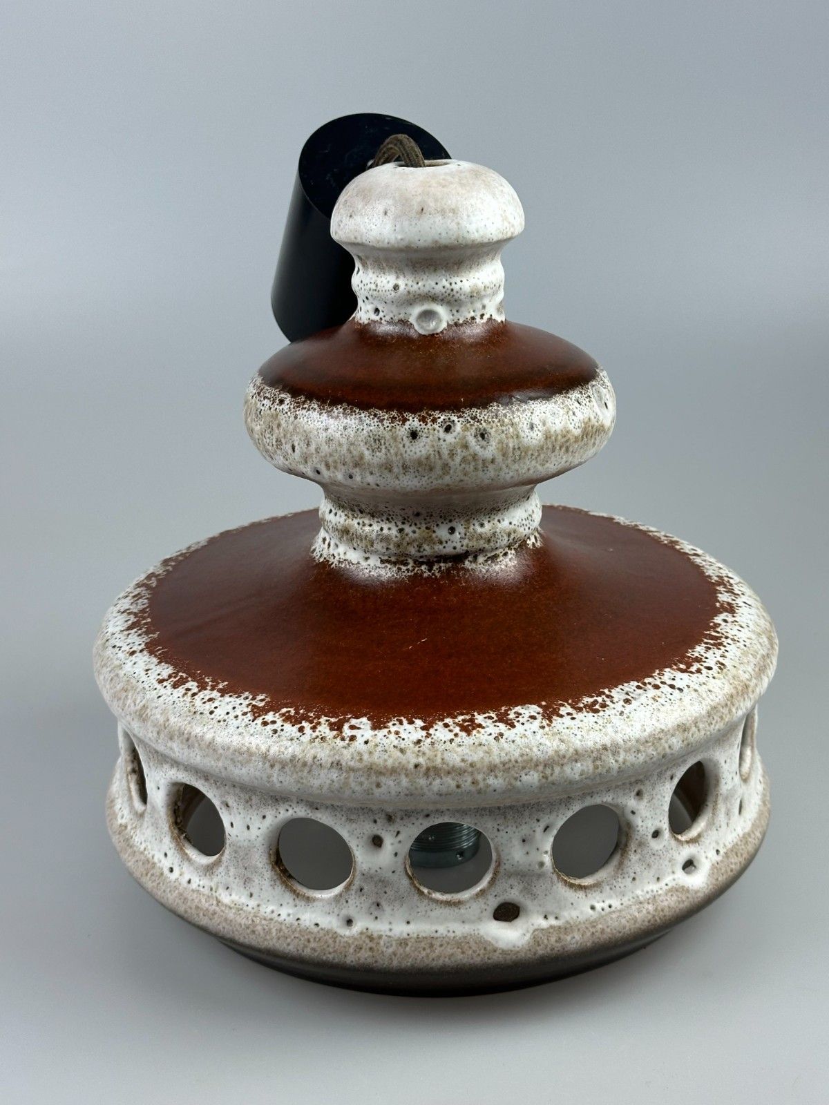 photo for sale 60s 70s Ceramic Ceiling Light Fixture Pendant Mid Century Design