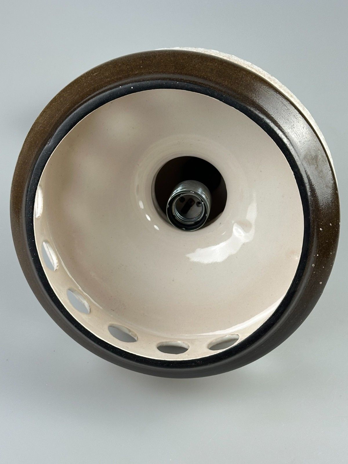 Lighting 60s 70s Ceramic Ceiling Light Fixture Pendant Mid Century Design photo