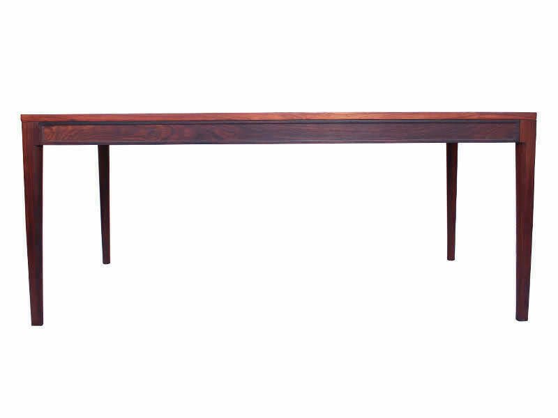 Finn Juhl Xl Rosewood Work  Dining Table France And Son photo vinterior