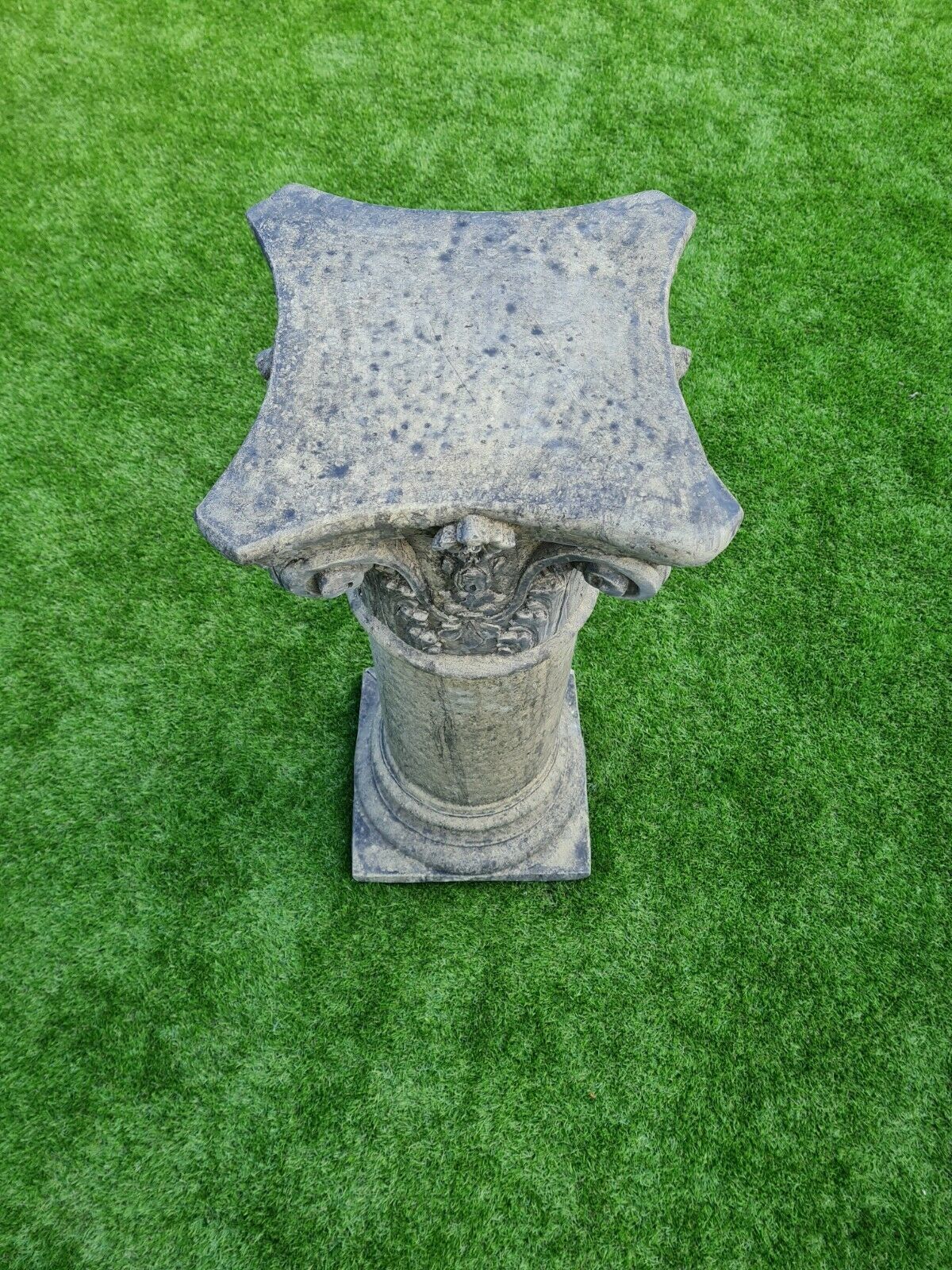 Vintage Large Corinthian Column English Country Stone photo 495.0
