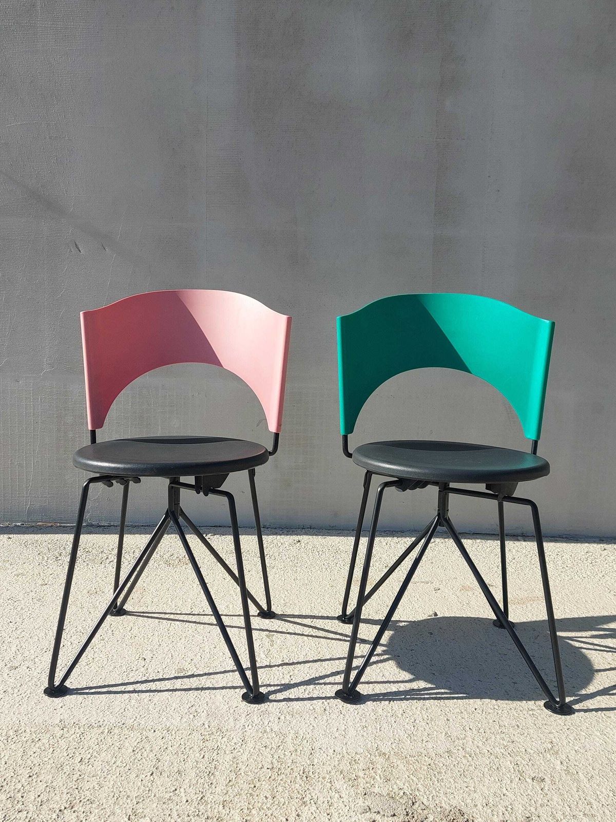 photo furniture Italian Modern Chair, Design Carlo Bartoli For Bonaldo, Sofia Chair, Italian Designer Chair, 1980s