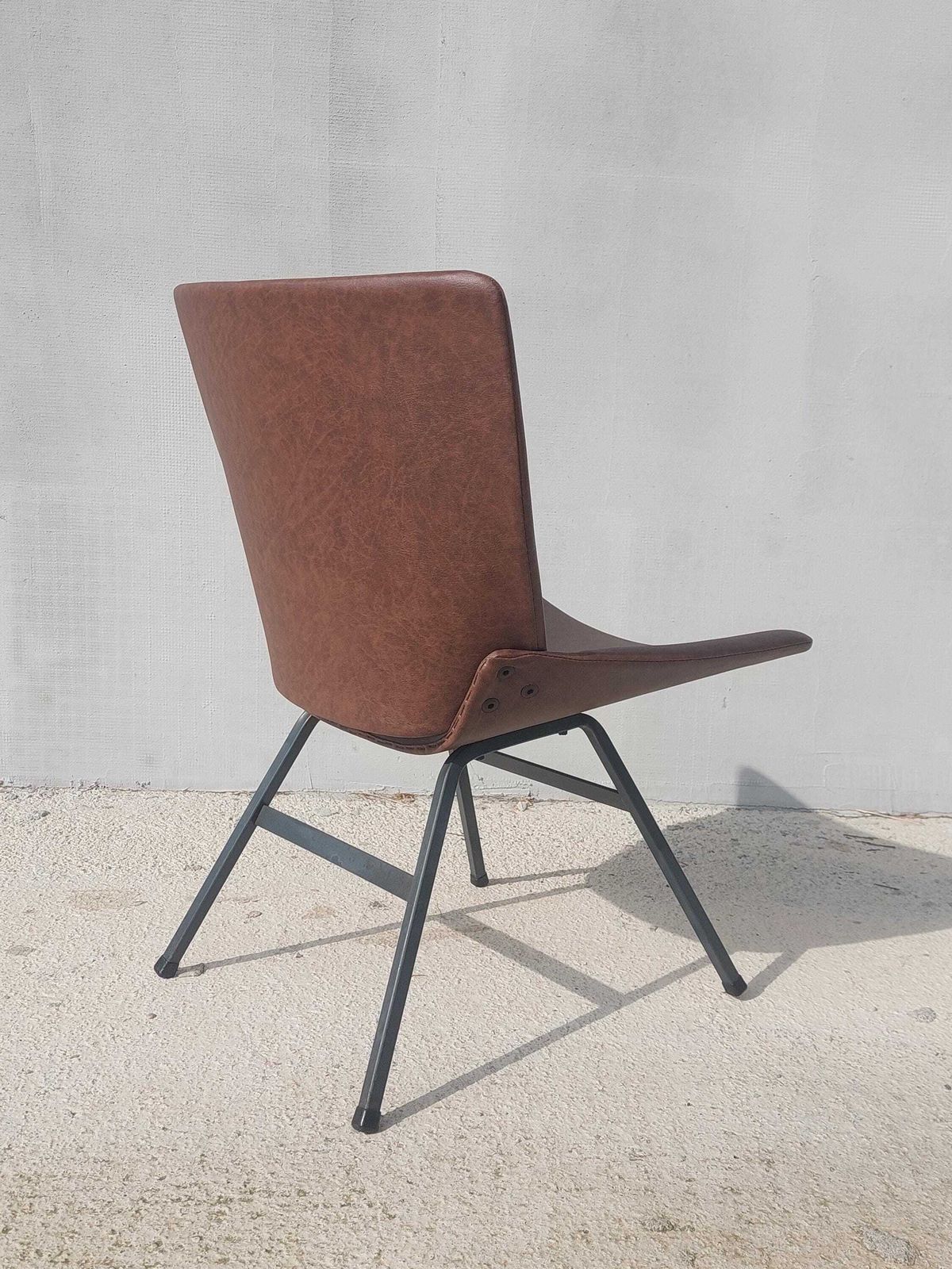 Industrial Designer Chair, Industrial Style, Shell Lounge Chair, Retro Lounge Chair, Mid Century Modern Office Chair, Niko Kralj, 1970's photo 328.0