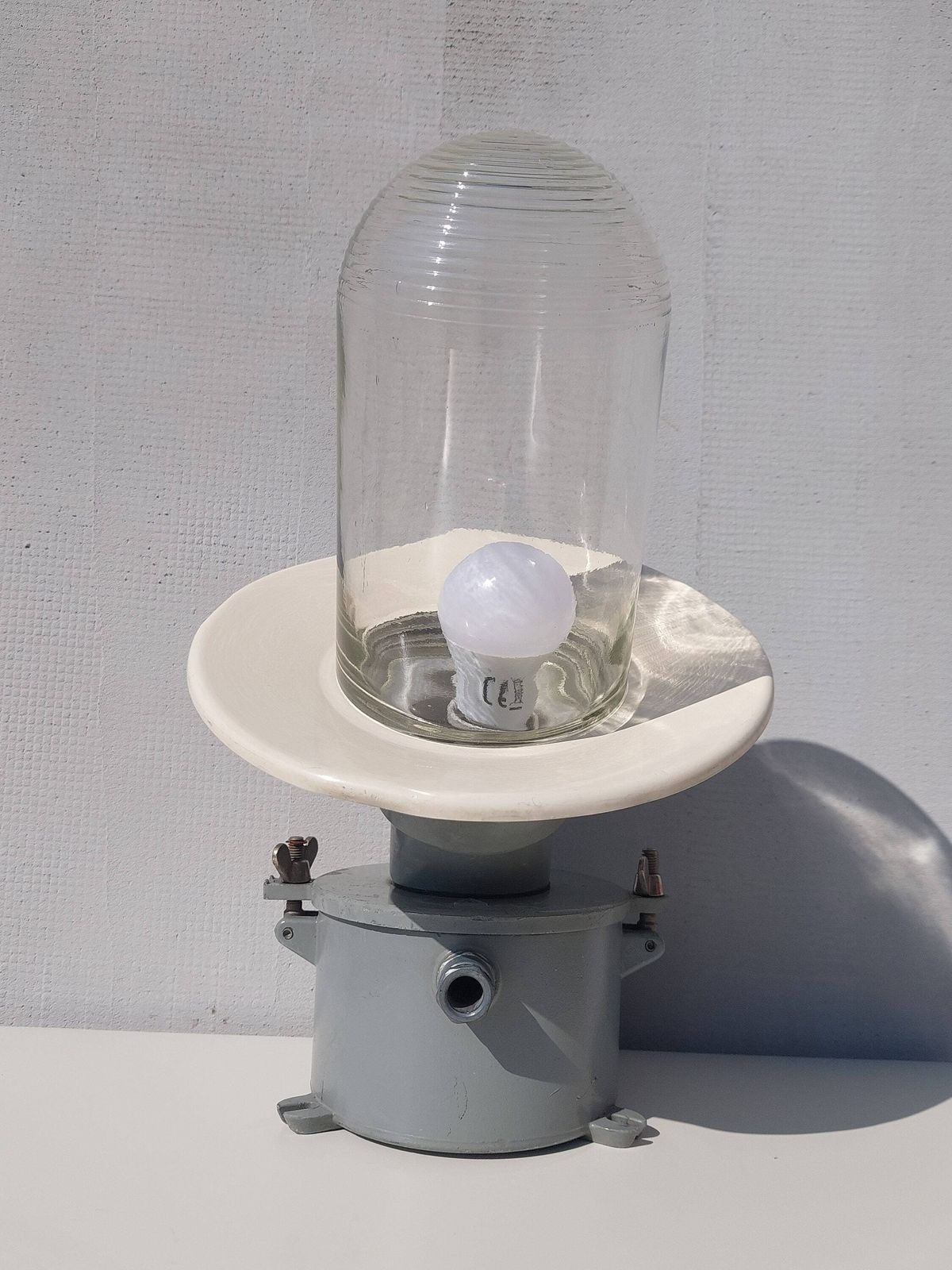 photo furniture Xl Vintage Industrial Wall Lamp / Sconce /Barn Light / Enamel Industrial Lighting /Mcm Wall Lamp /Retro Outdoor Lamp/ Industrial Style /60's