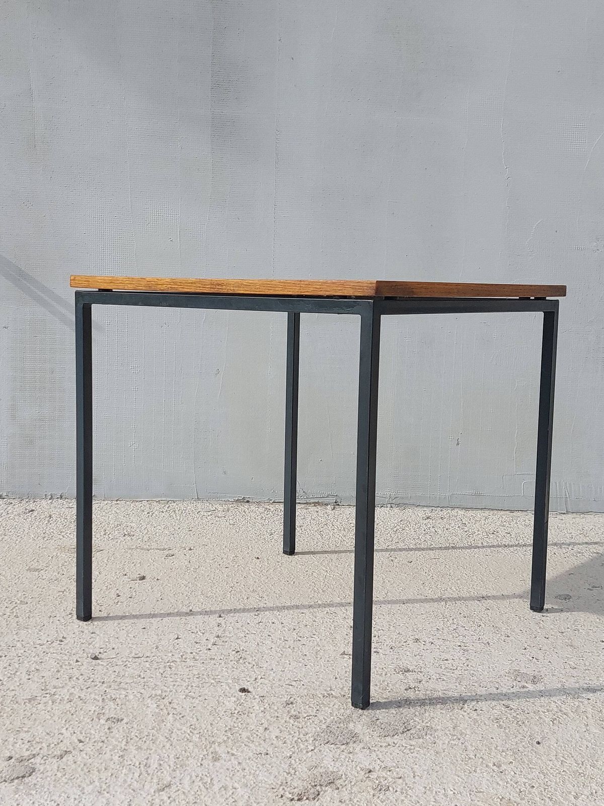 Vintage Industrial Side Table/Stol Kamnik/Designer Side Table/Mcm Industrial Side Table/Vintage Side Table/Industrial Style/Yugoslavia/70's