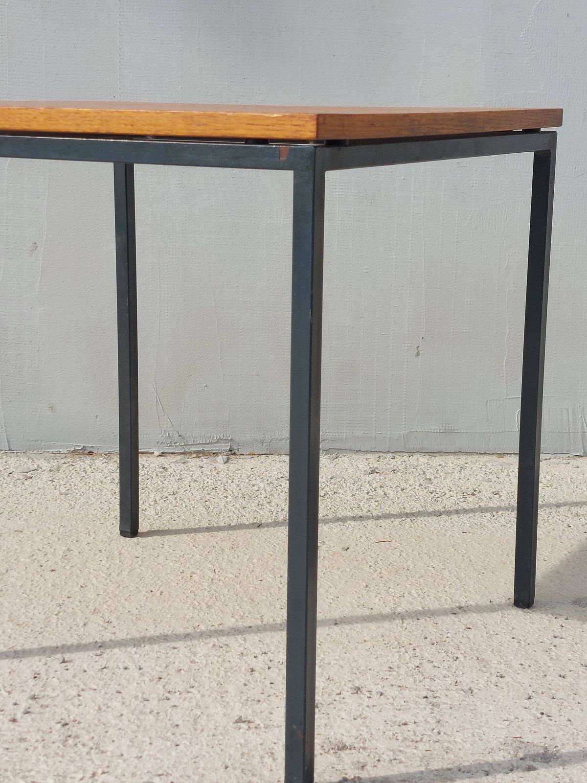 photo for sale Vintage Industrial Side Table/Stol Kamnik/Designer Side Table/Mcm Industrial Side Table/Vintage Side Table/Industrial Style/Yugoslavia/70's
