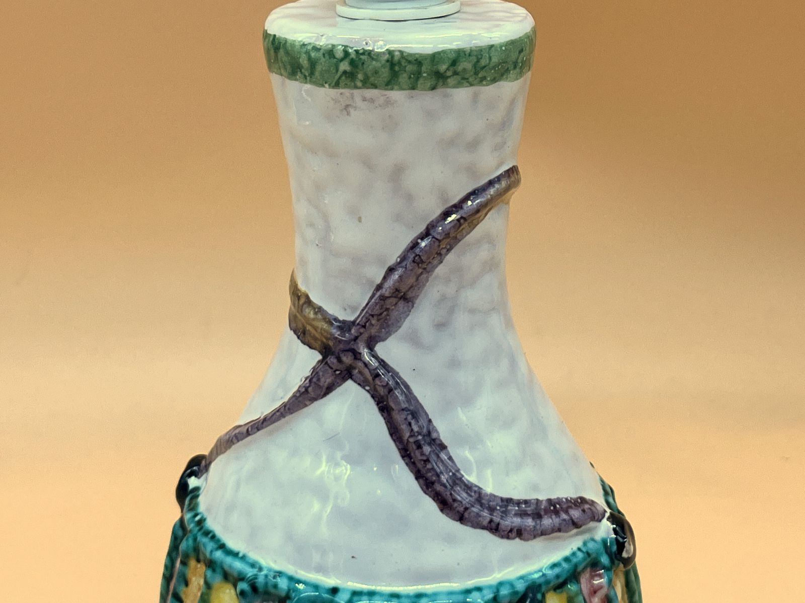 Mid Century Modern Fratelli Fanciullacci Pottery Italy Table Lamp. Pat Tested 3/6/25. photo for sale
