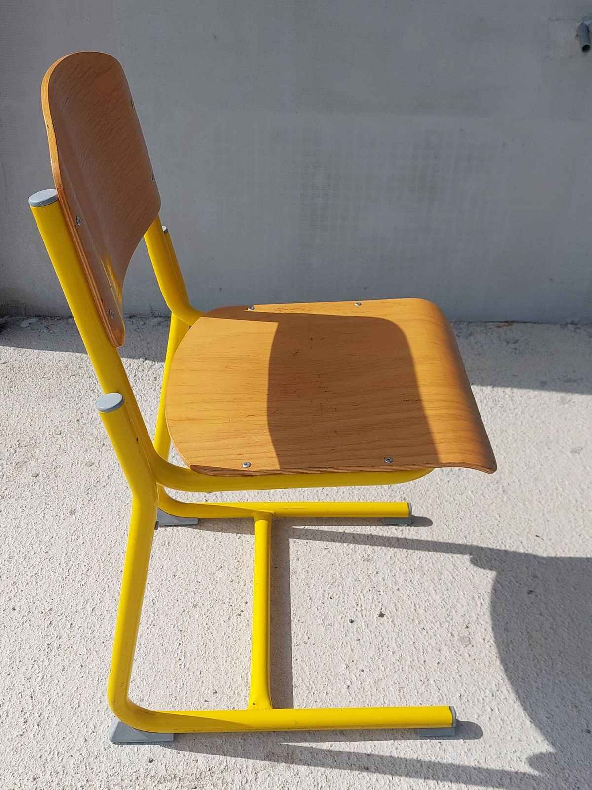 Children's Chair, Kid's Chair, Chair From Kindergarten, Children's Chair, Kids Room, Industrial Style, 1990s photo vinterior