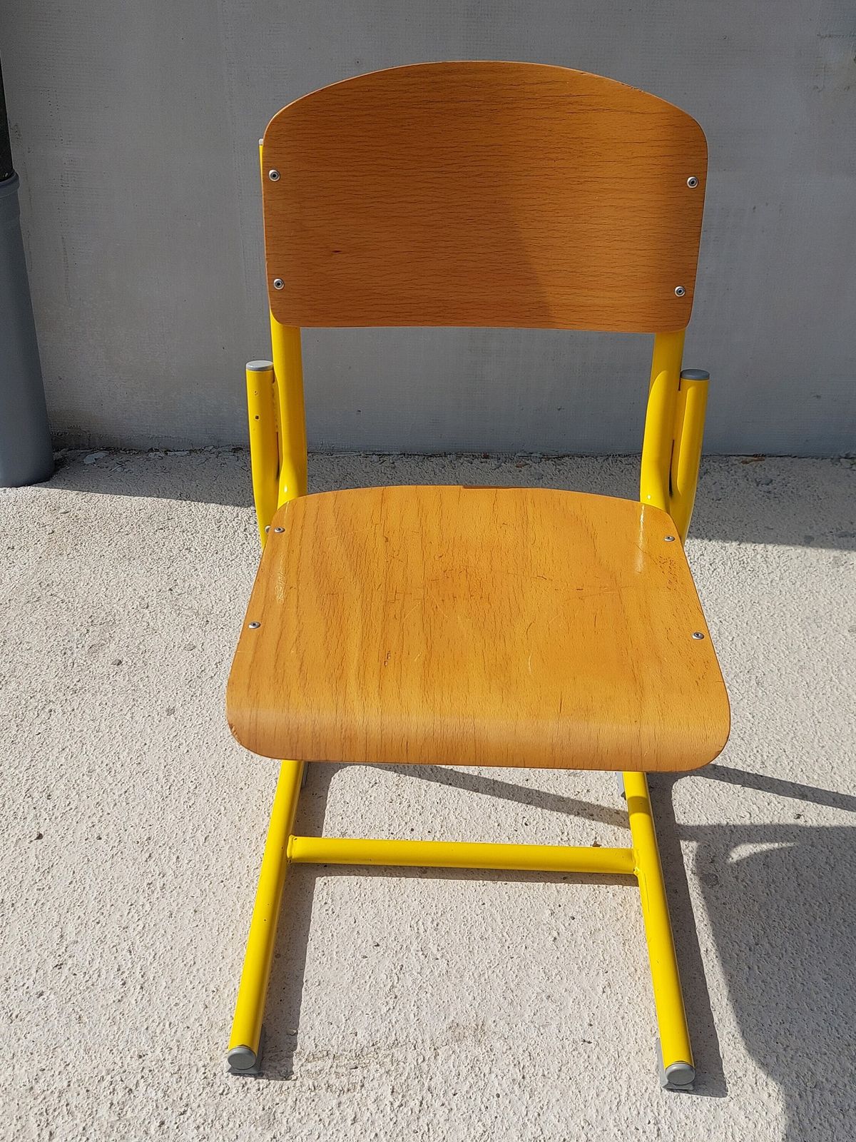 Children's Chair, Kid's Chair, Chair From Kindergarten, Children's Chair, Kids Room, Industrial Style, 1990s photo vintage